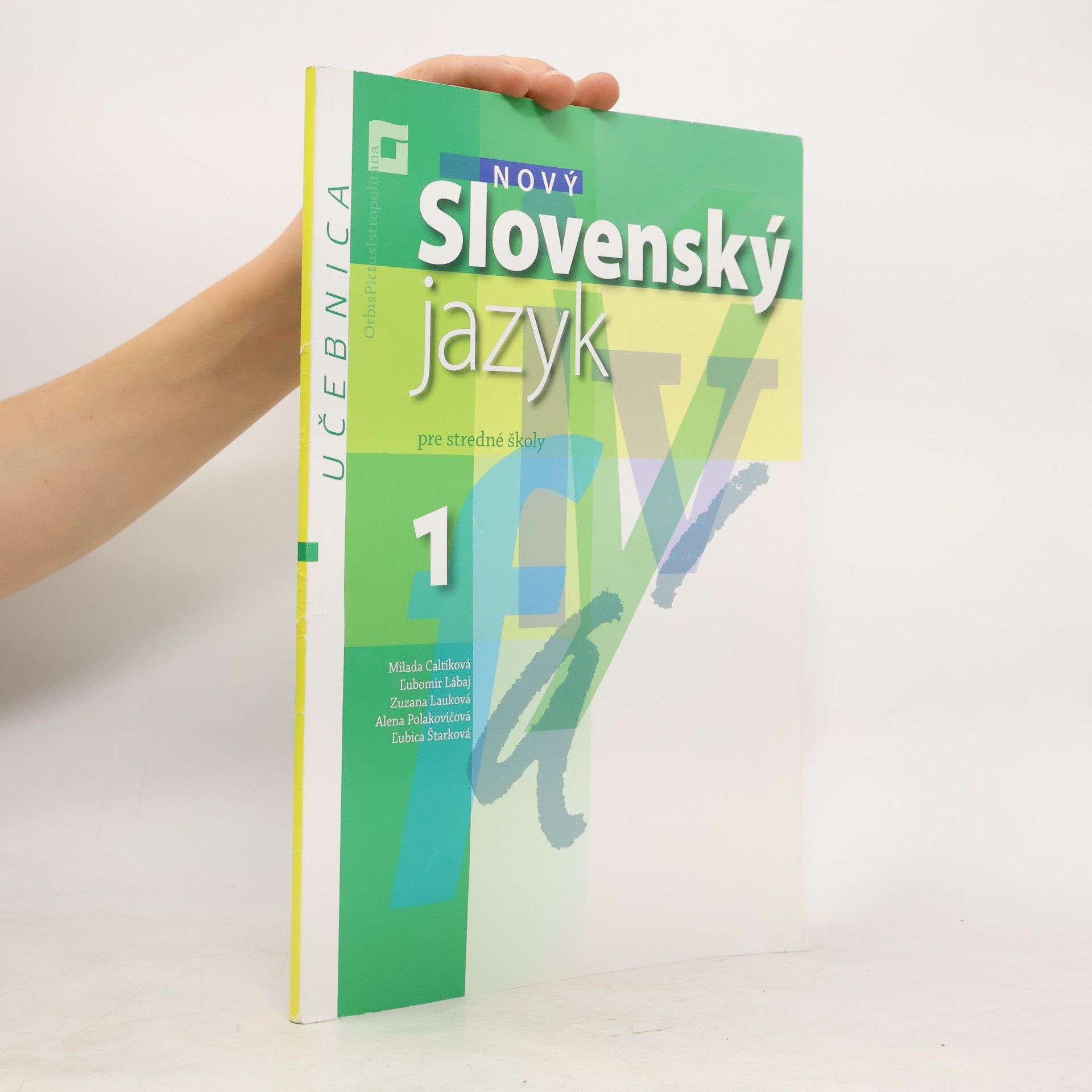 Various authors Slovenský jazyk pre stredné školy 1, učebnica