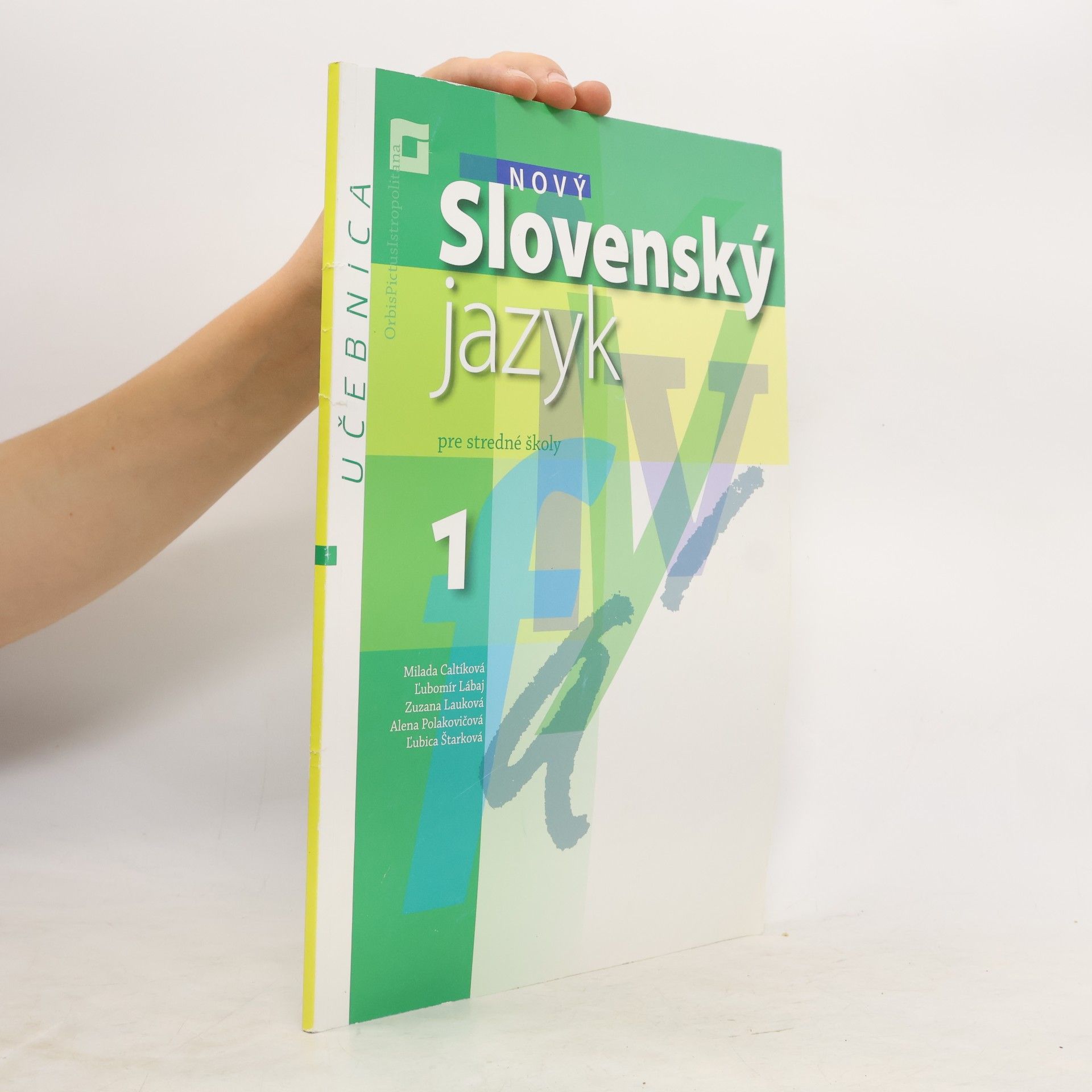 Various authors Slovenský jazyk pre stredné školy 1, učebnica