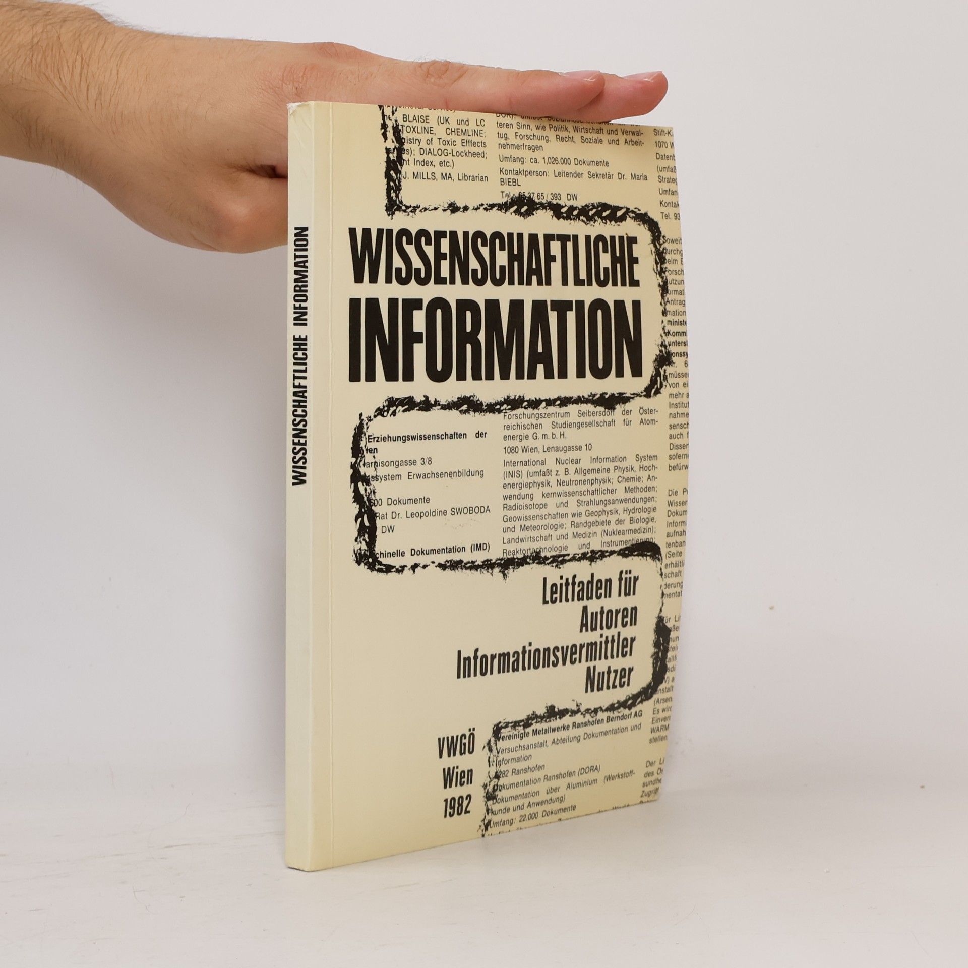 Dr. Maria Biebl Wissenschaftliche Information