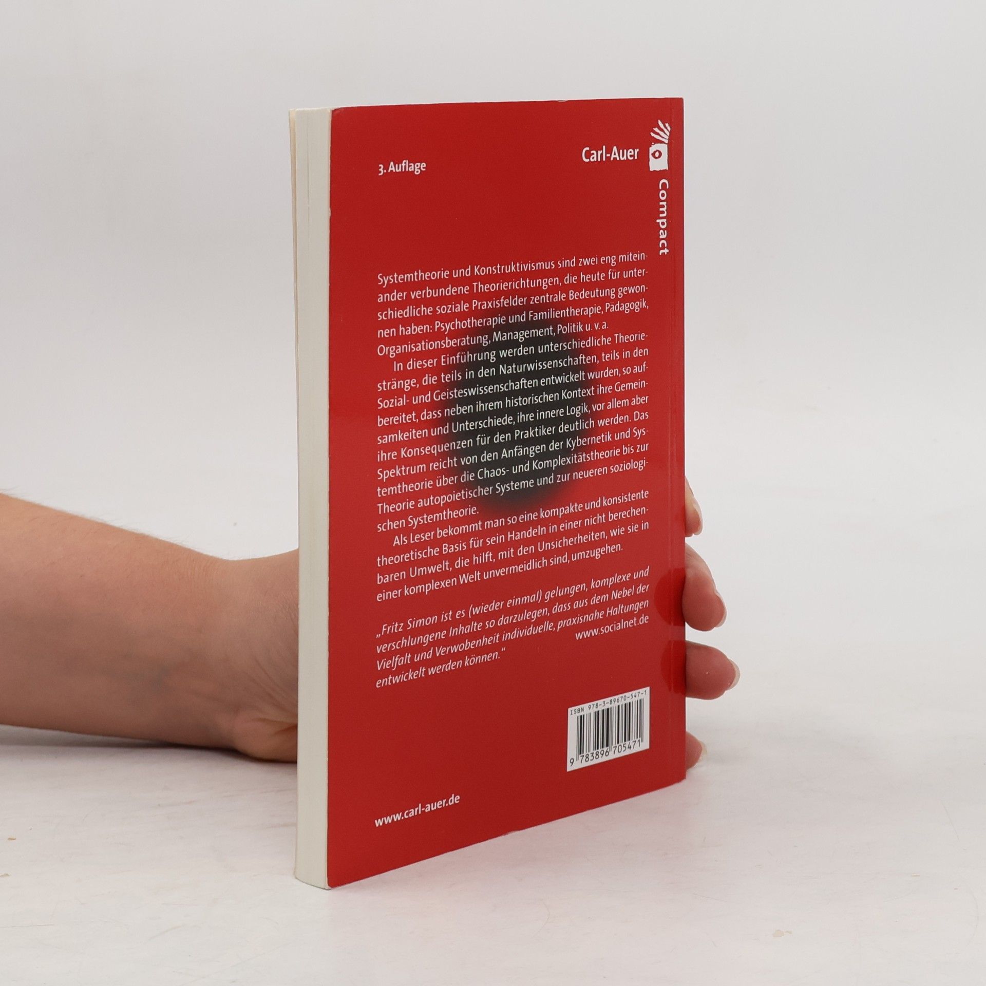 Fritz B. Simon Einführung in Systemtheorie und Konstruktivismus