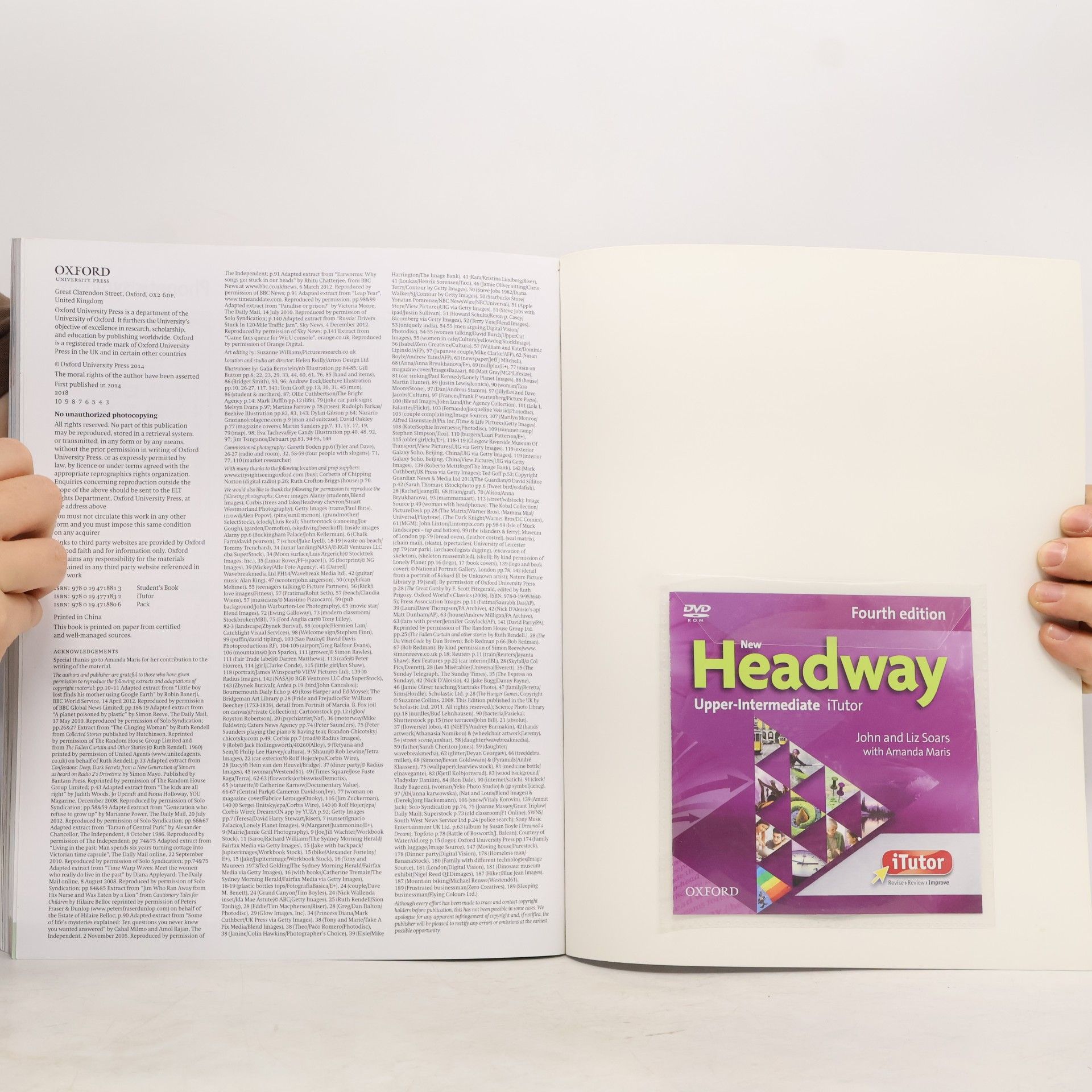 Liz Soars Soars John New Headway Upper-Intermediate Student´s Book