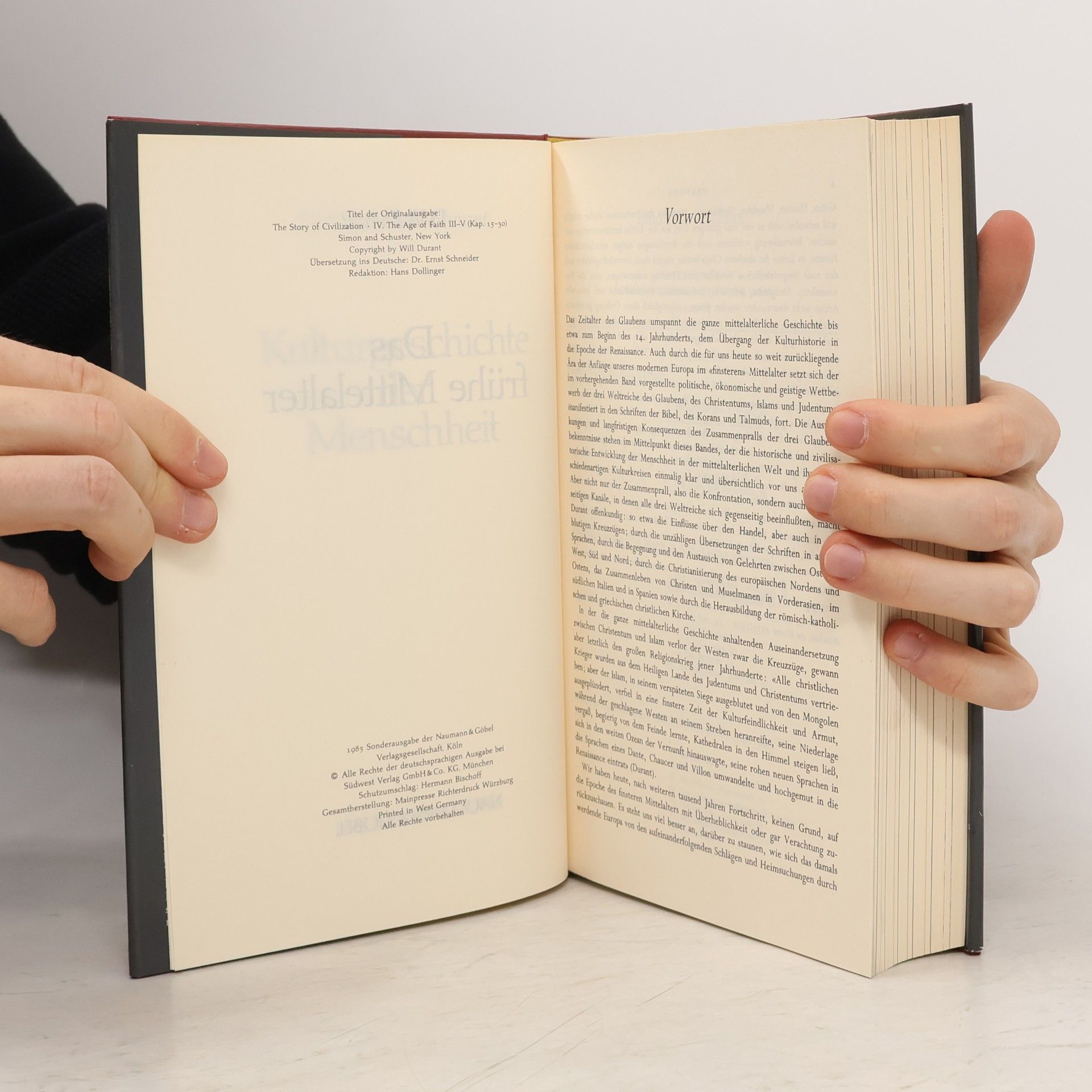 Will Durant Durant-Kulturgeschichte der Menschheit. Band 6