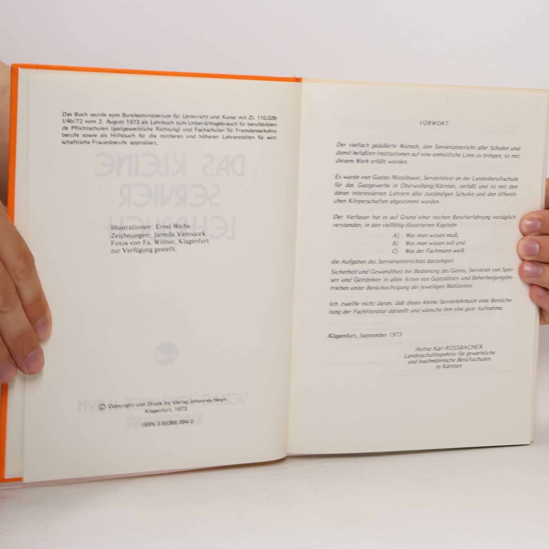 Gustav Mistelbauer Das kleine Servier-Lehrbuch