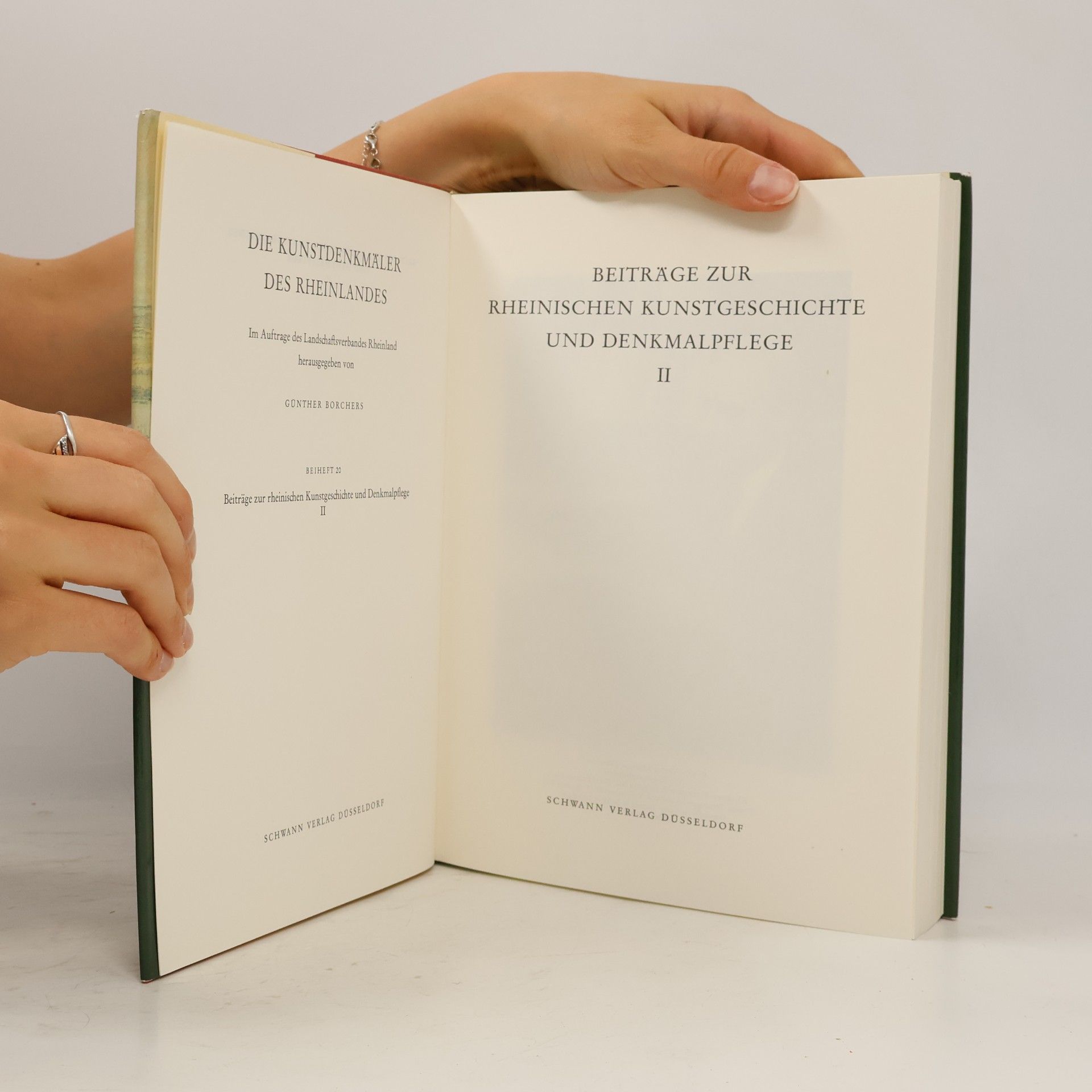 Autorenkollektiv Beriträge zur rheinschen Kunnstgeschichte und Denkmalpflege 2