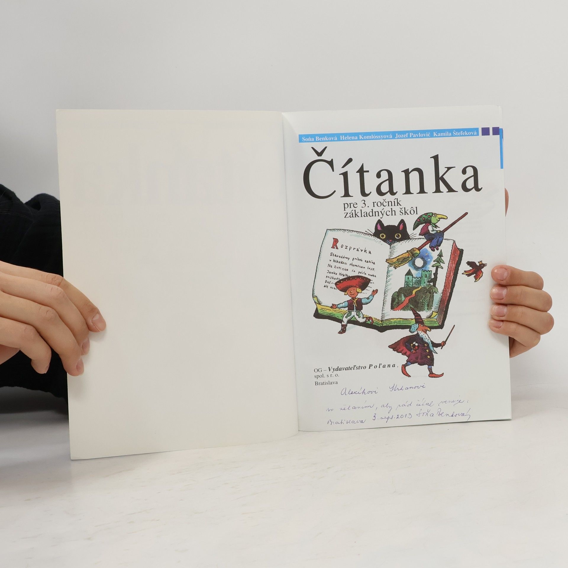 Soňa Benková Čítanka pre 3. ročník základných škôl