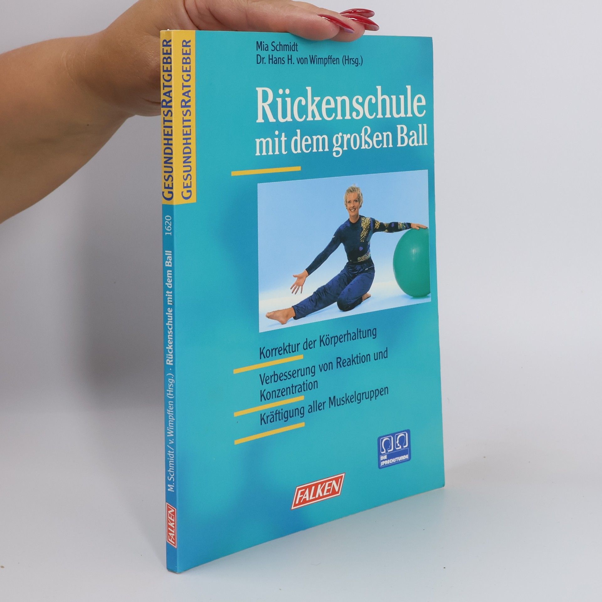 Mia Schmidt Rückenschule mit dem grossen Ball