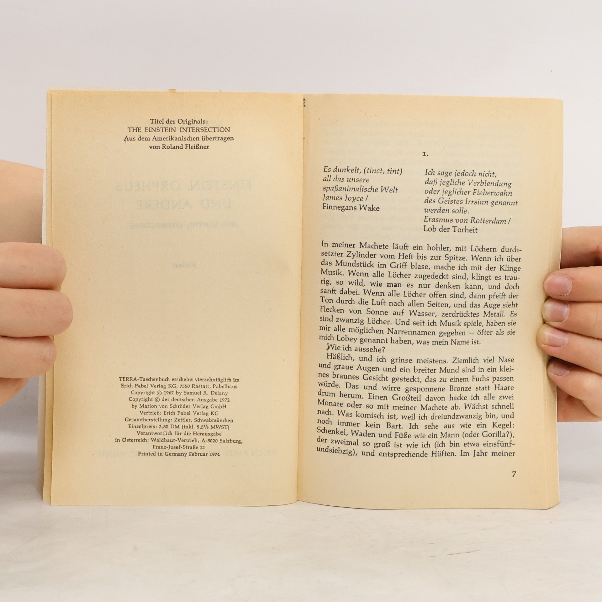 Samuel R. Delany Einstein, Orpheus und andere