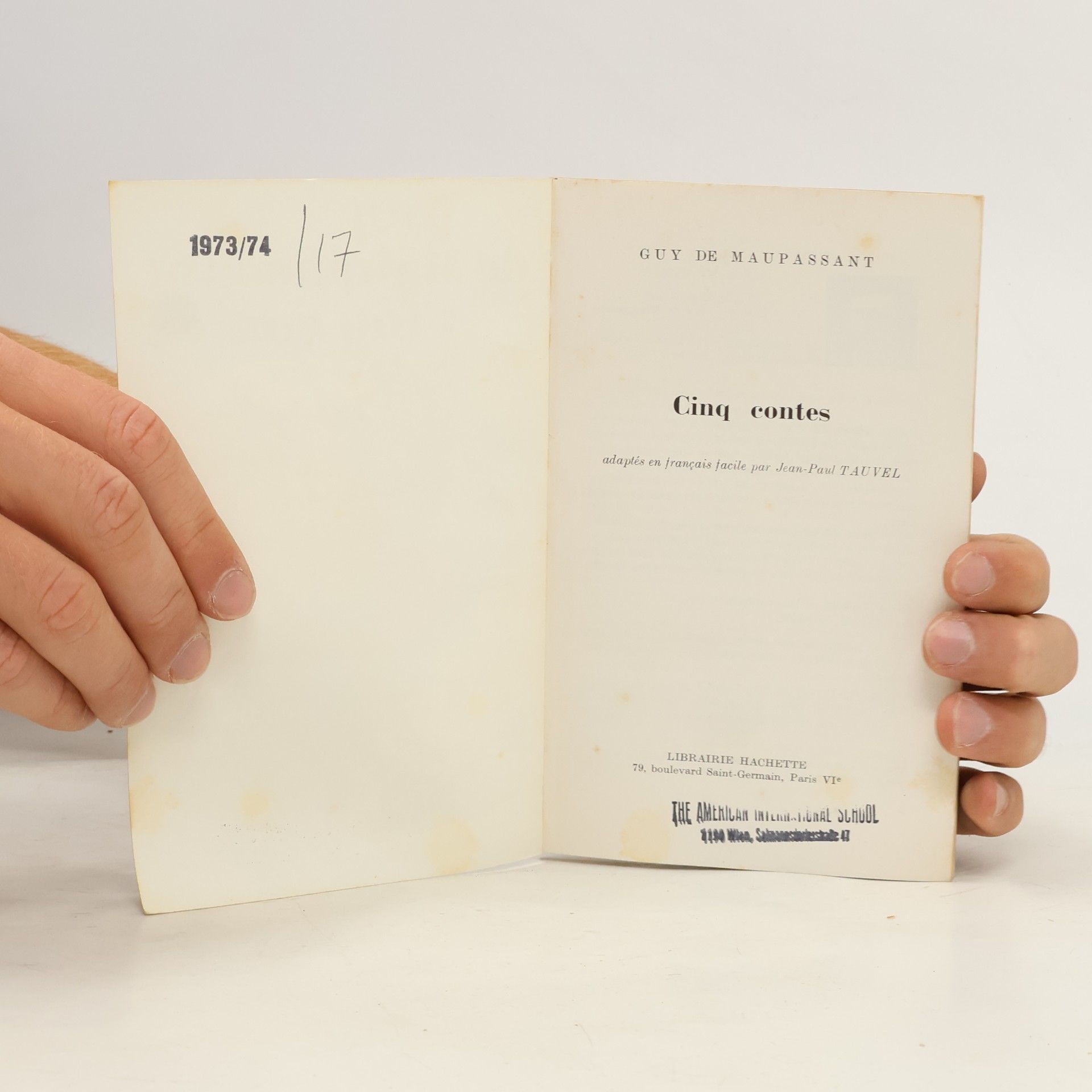 Guy de Maupassant Cinq contes