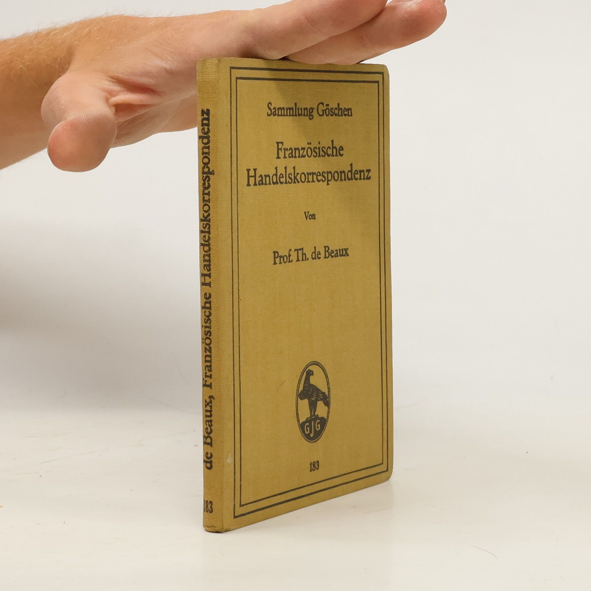 Theodor de Beaux  Französische Handelskorrespondenz
