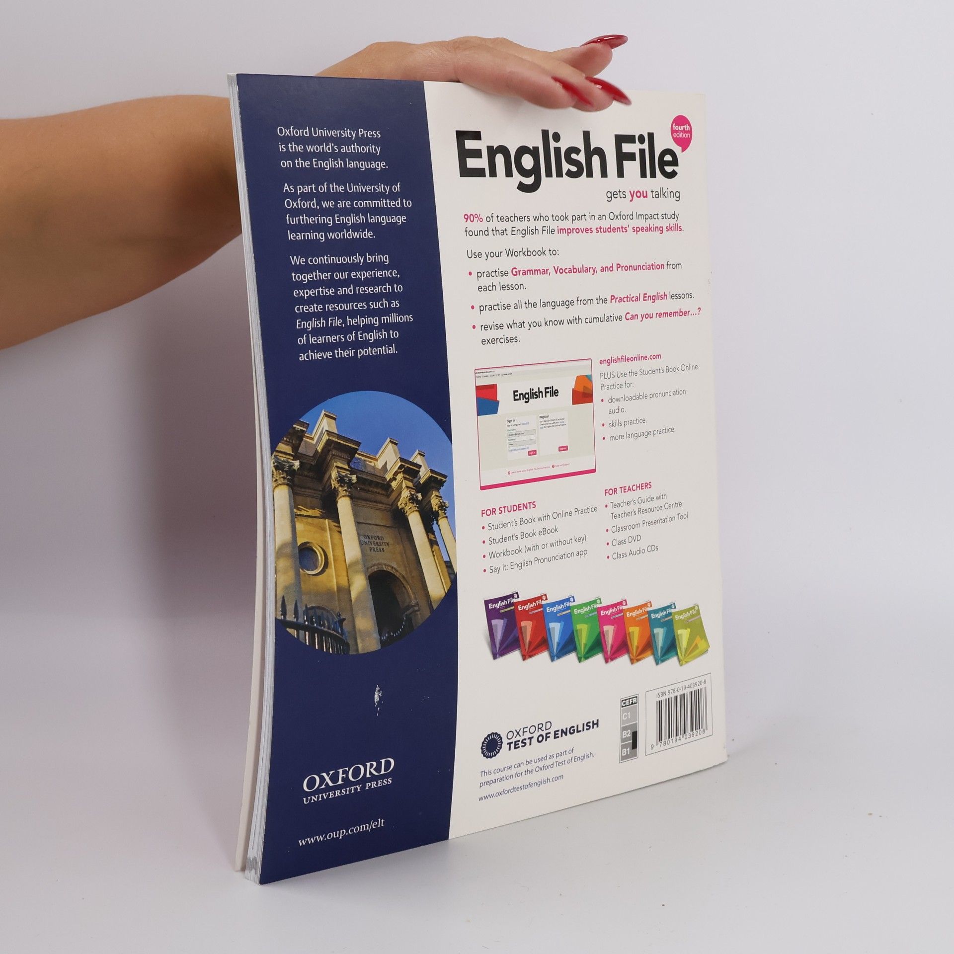 Collectif d'auteurs English File Fourth Edition Intermediate Plus Workbook with Answer Key