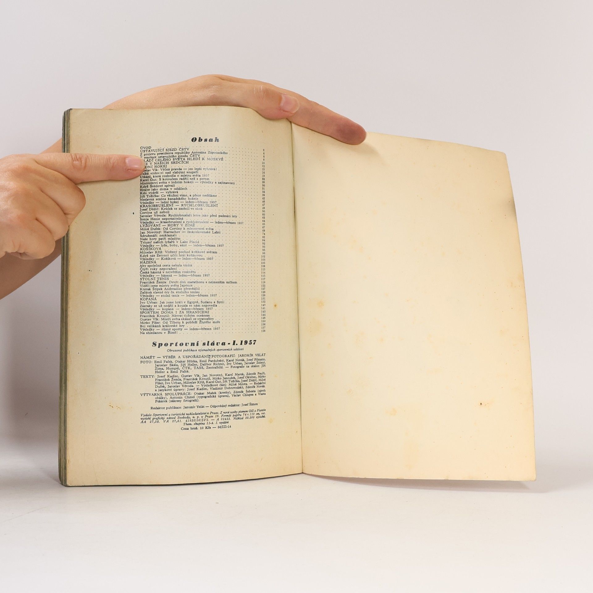 Various authors Sportovní sláva. Léto 1957 ve sportu a tělovýchově.