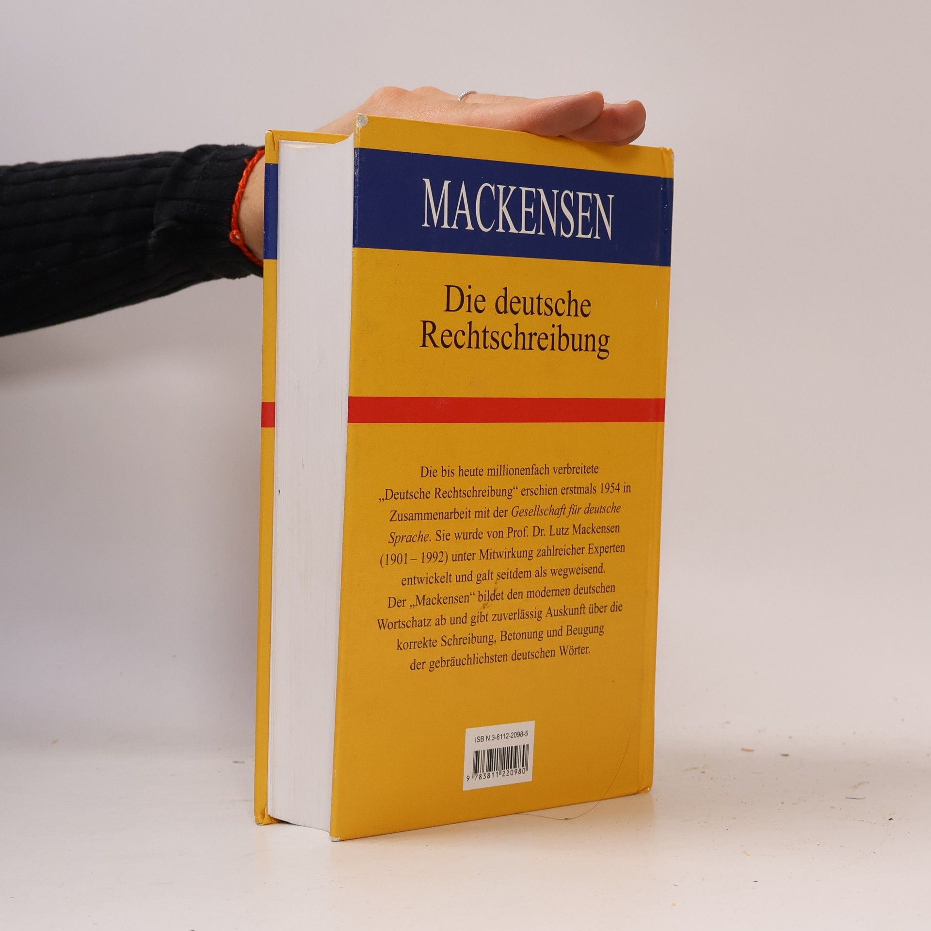 Lutz Mackensen Die deutsche Rechtschreibung