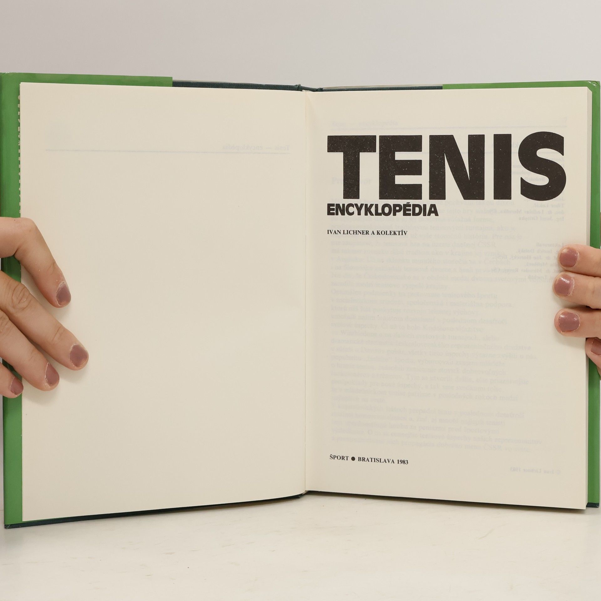 Ivan Lichner Tenis. Encyklopédia