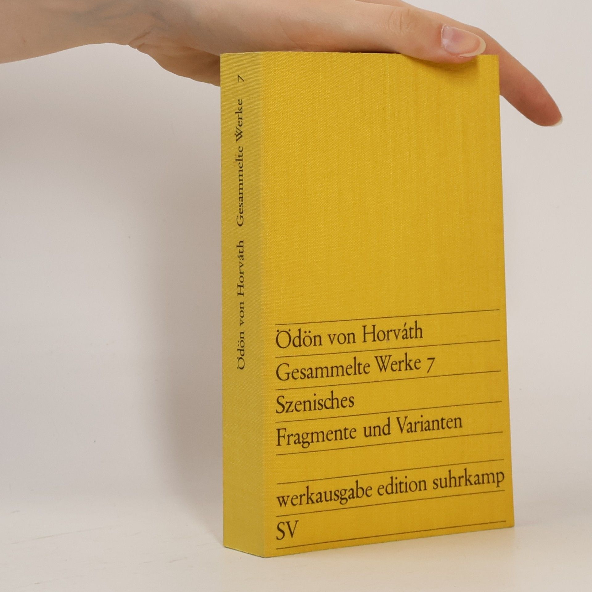 Ödön von Horváth Gesammelte Werke 7