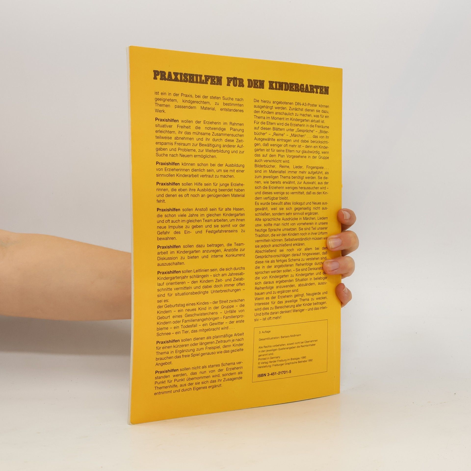 Praxishilfen für den Kindergarten