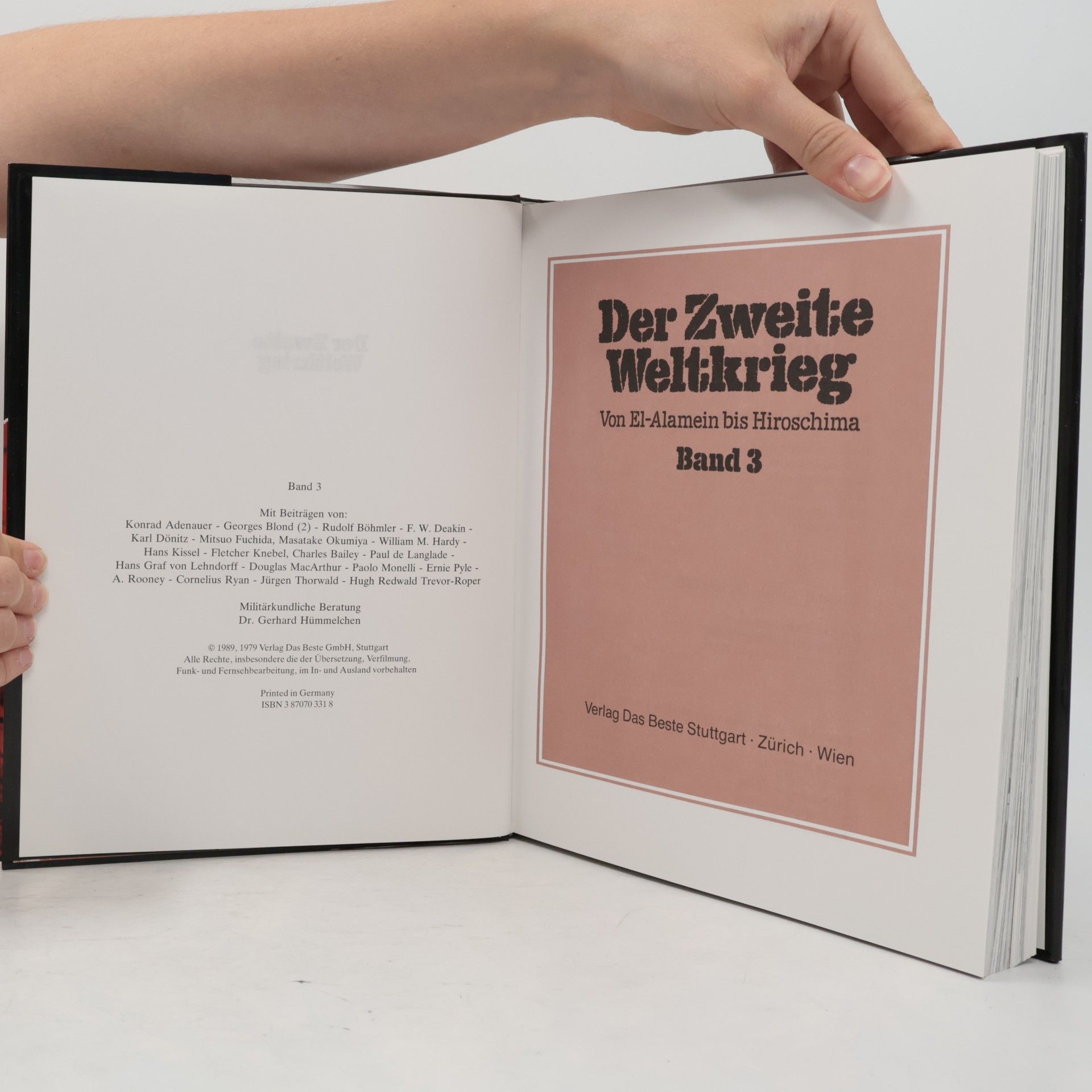 Autorenkollektiv Der Zweite Weltkrieg 3. Von El-Alamein bis Hiroschima