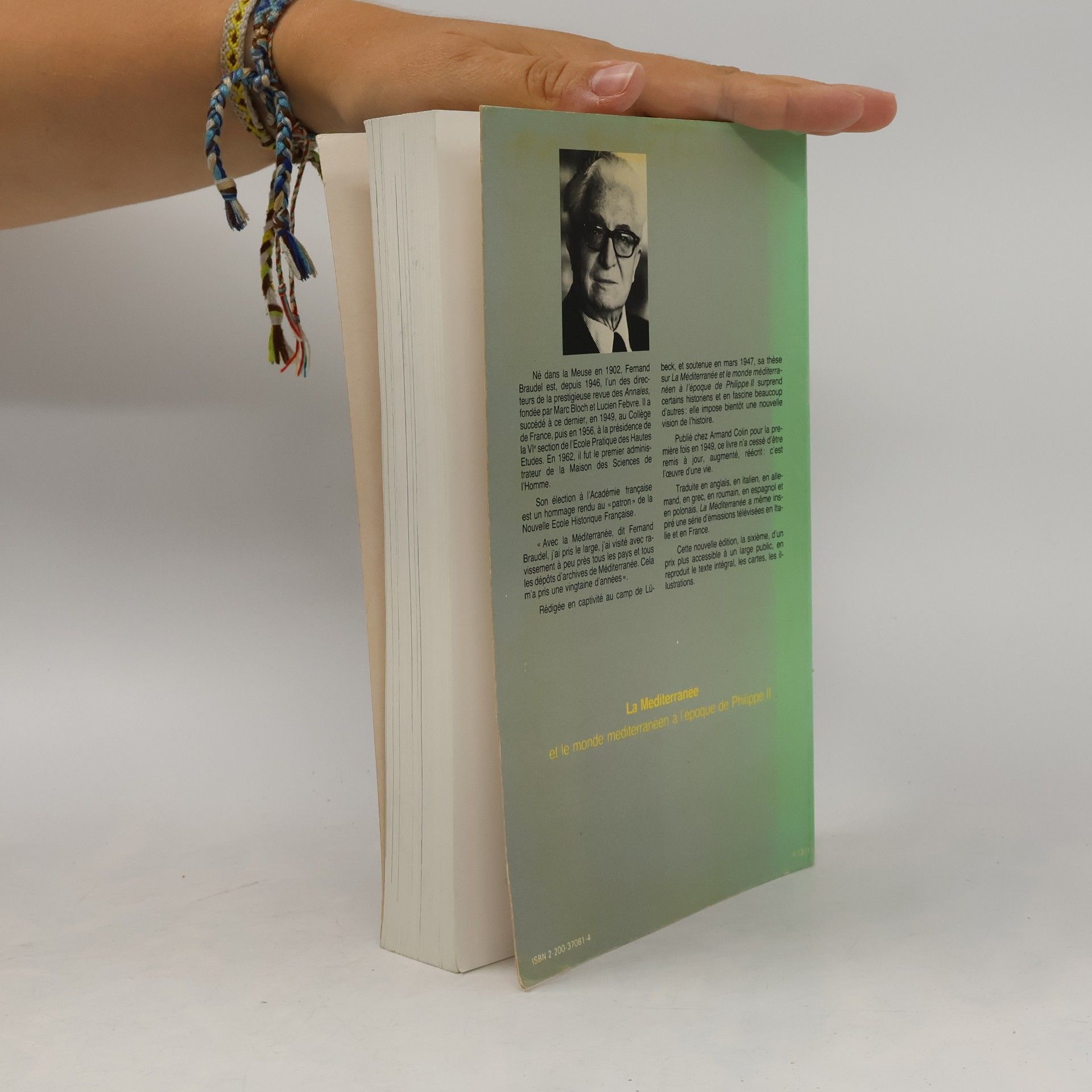 Fernard Braudel La Méditerranée et le monde méditerranéen à l'époque de Philippe II - Edition intégrale