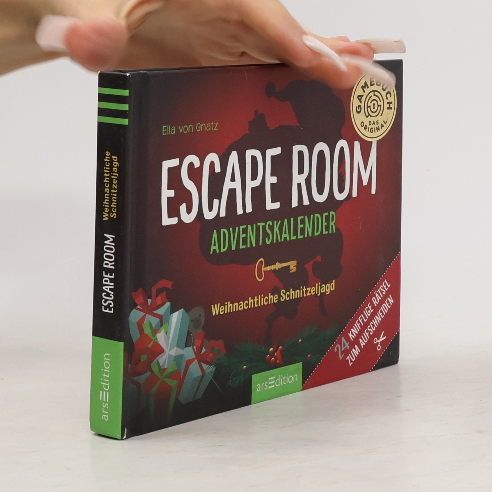 Kolektív autorov Escape Room Adventskalender. Weihnachtliche Schnitzeljagd. 24 knifflige Rätsel zum Aufschneiden