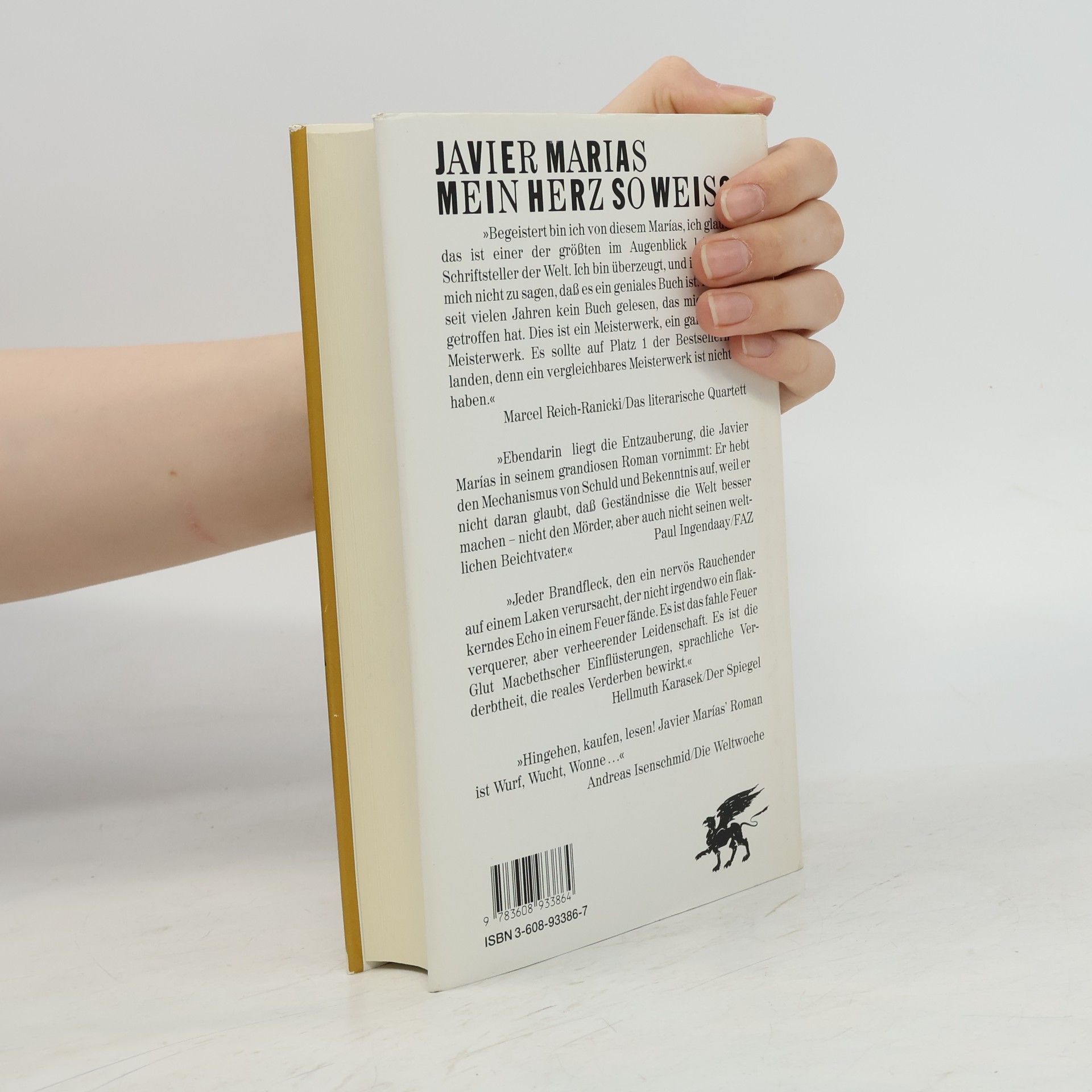 Javier Marías Mein Herz So Weiss