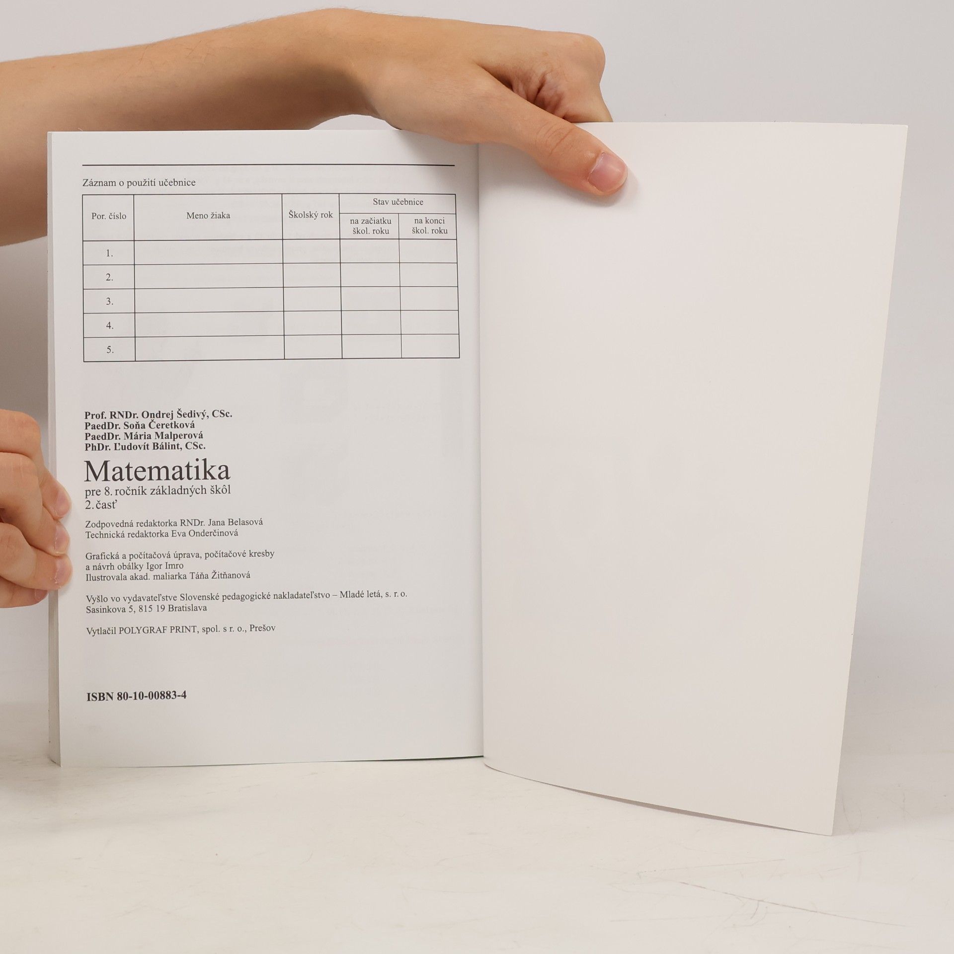 Ondrej Šedivý Matematika 2