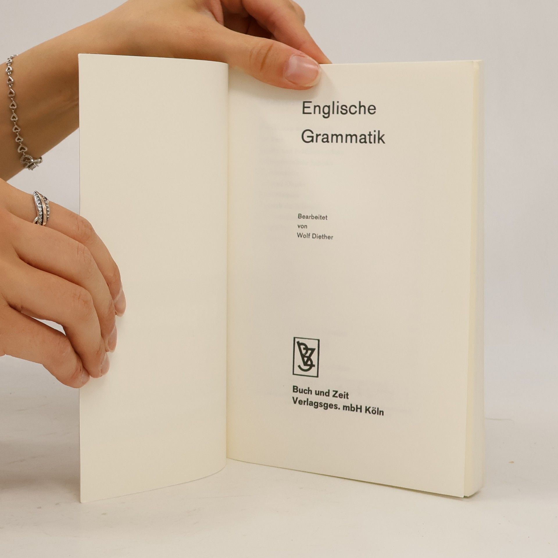 Wolf Diether Englische grammatik