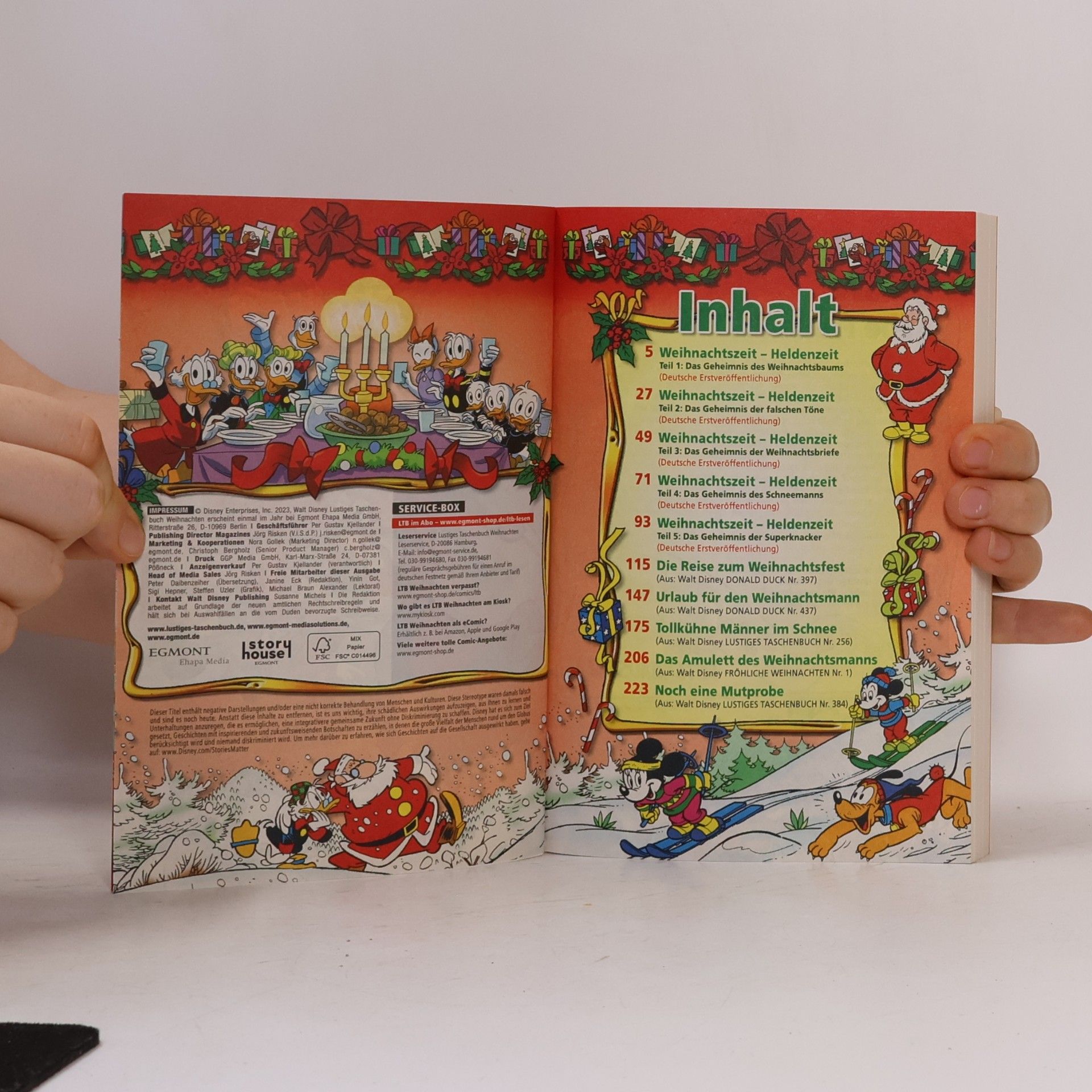 Walt Disney Lustiges Taschenbuch 29. Frohes Fest in Entenhausen