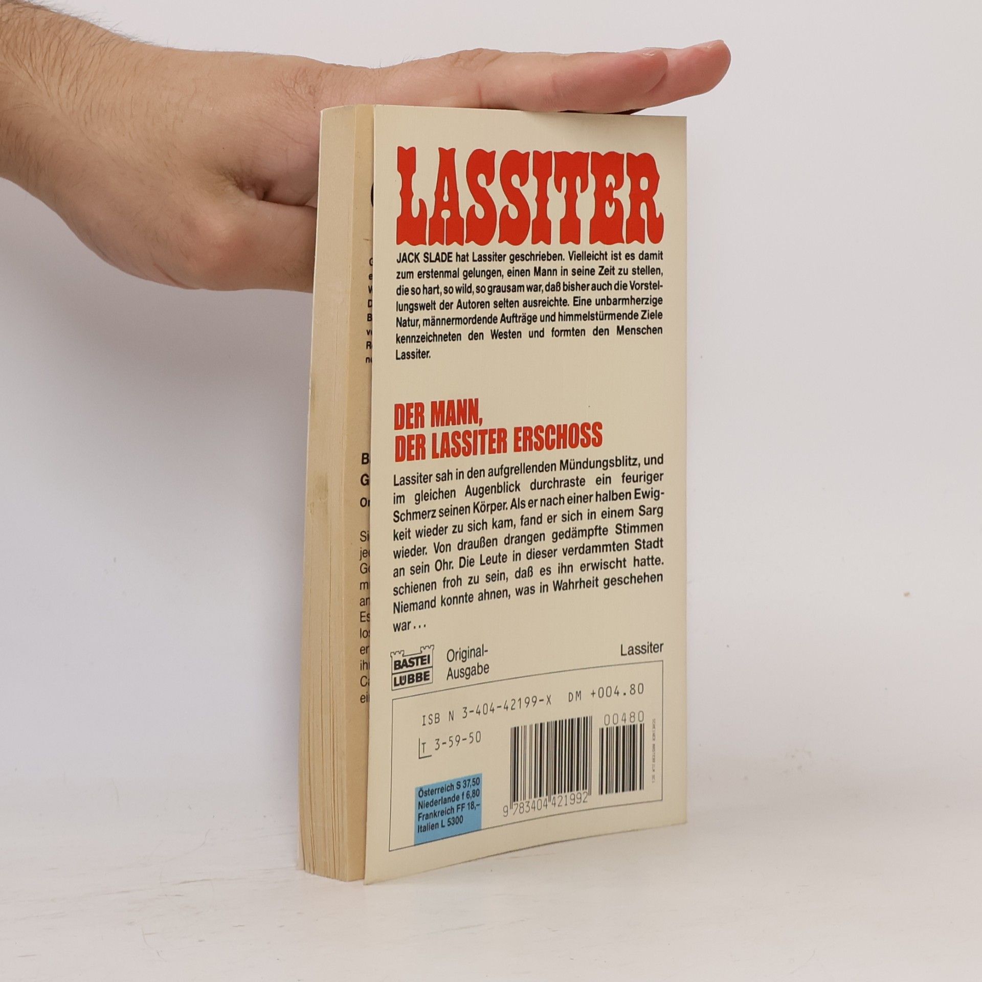 Jack Slade Der Mann, der Lassiter erschoss