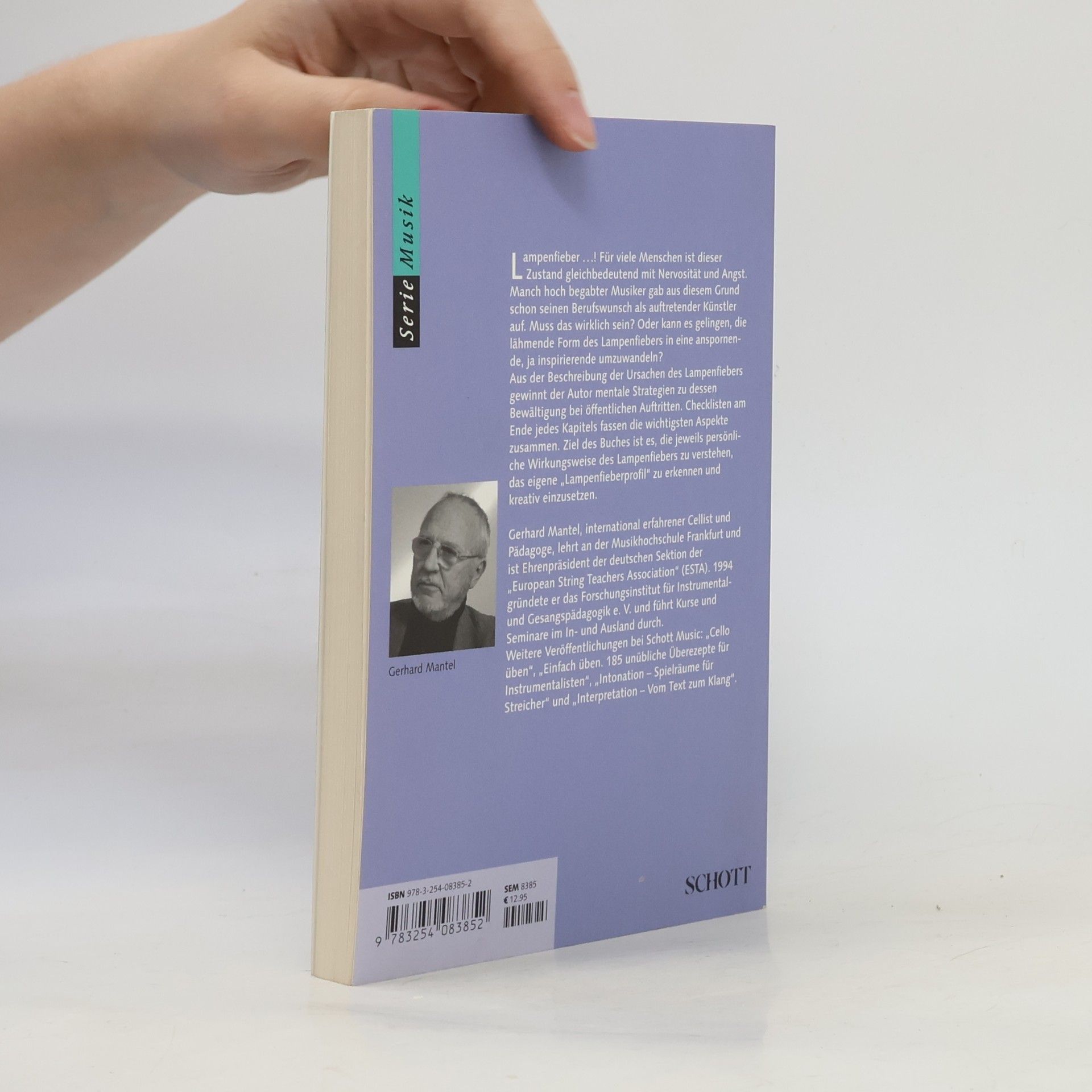 Gerhard Mantel Mut zum Lampenfieber