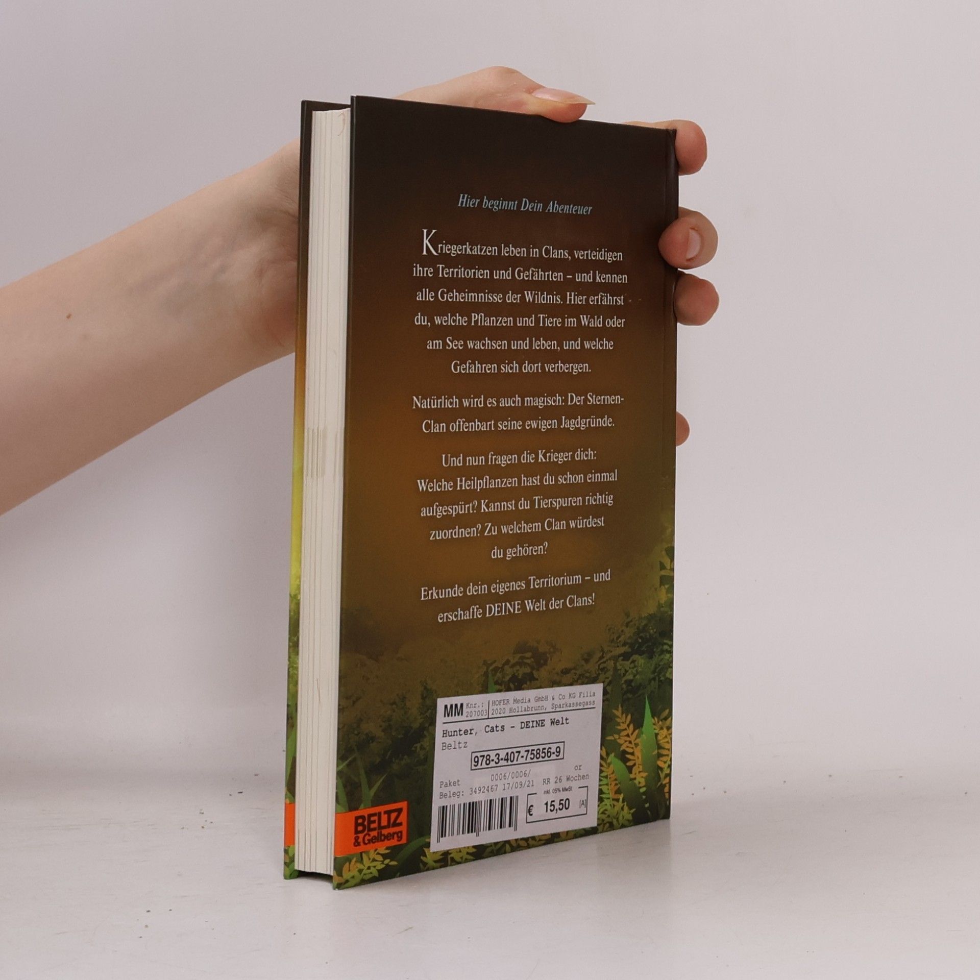 Erin Hunter Deine Welt der Clans - erschaffe deine eigene Welt