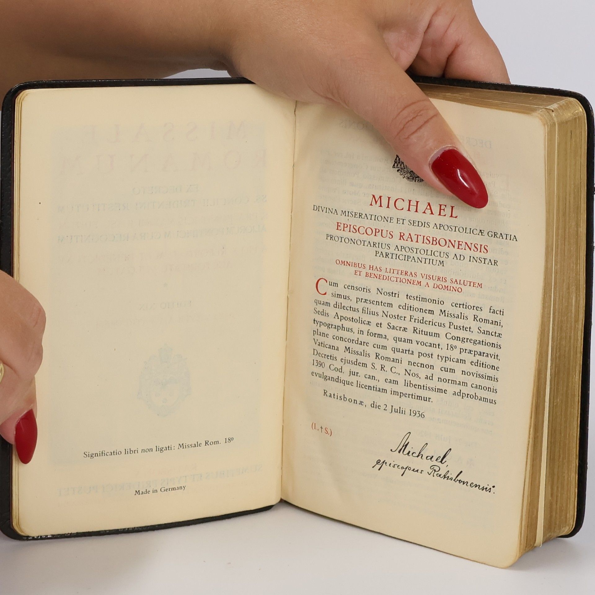Kolektiv autorů Missale Romanum. Editio XIX