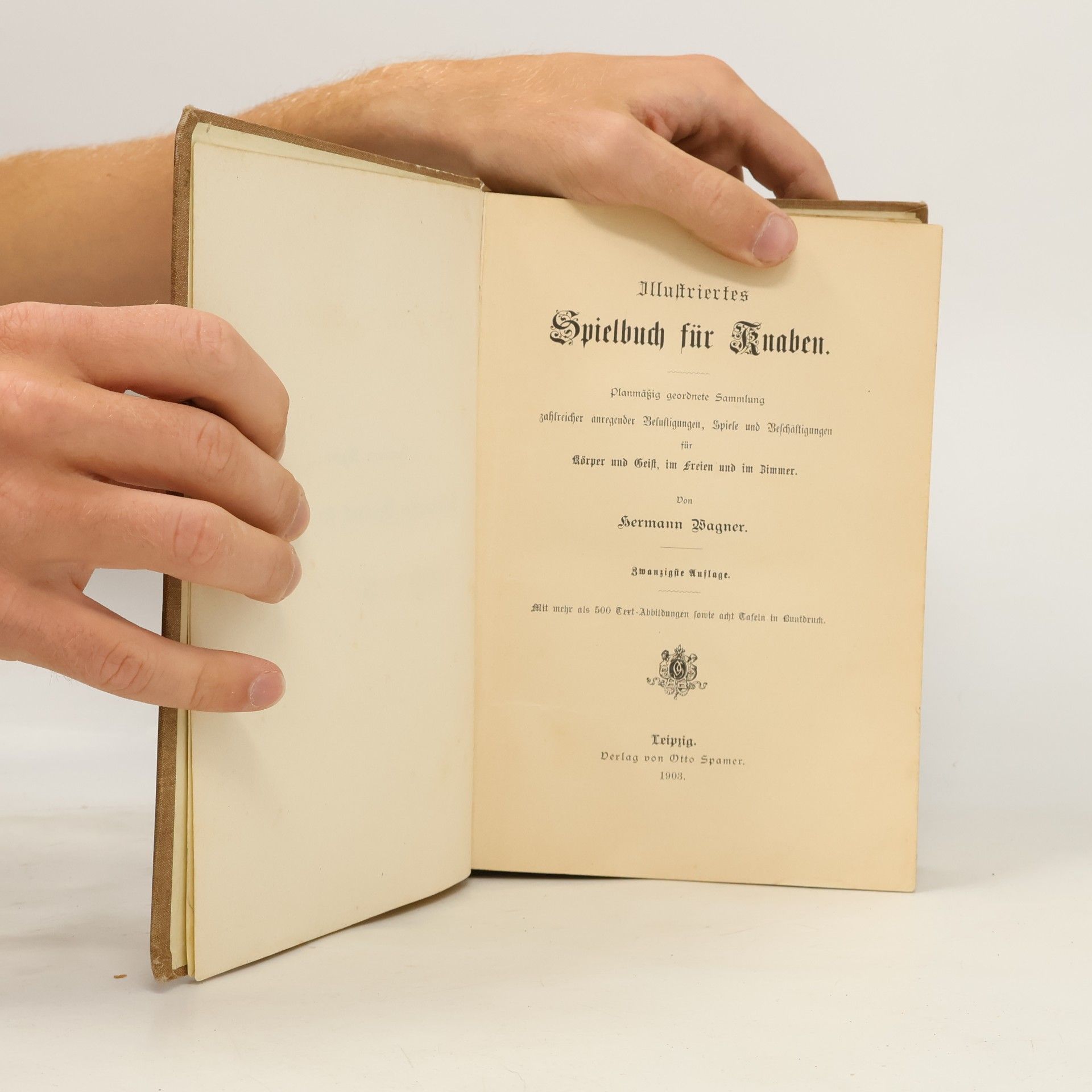 Hermann Wagner Illustriertes Spielbuch für Knaben