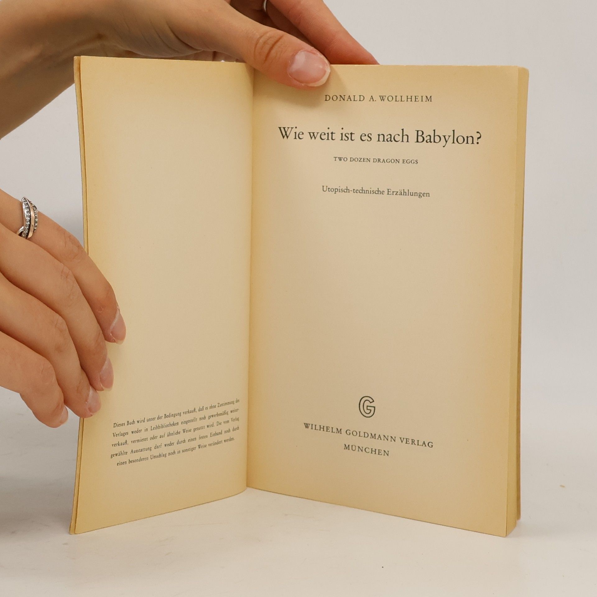 Donald Allen Wollheim Wie weit ist es nach Babylon?