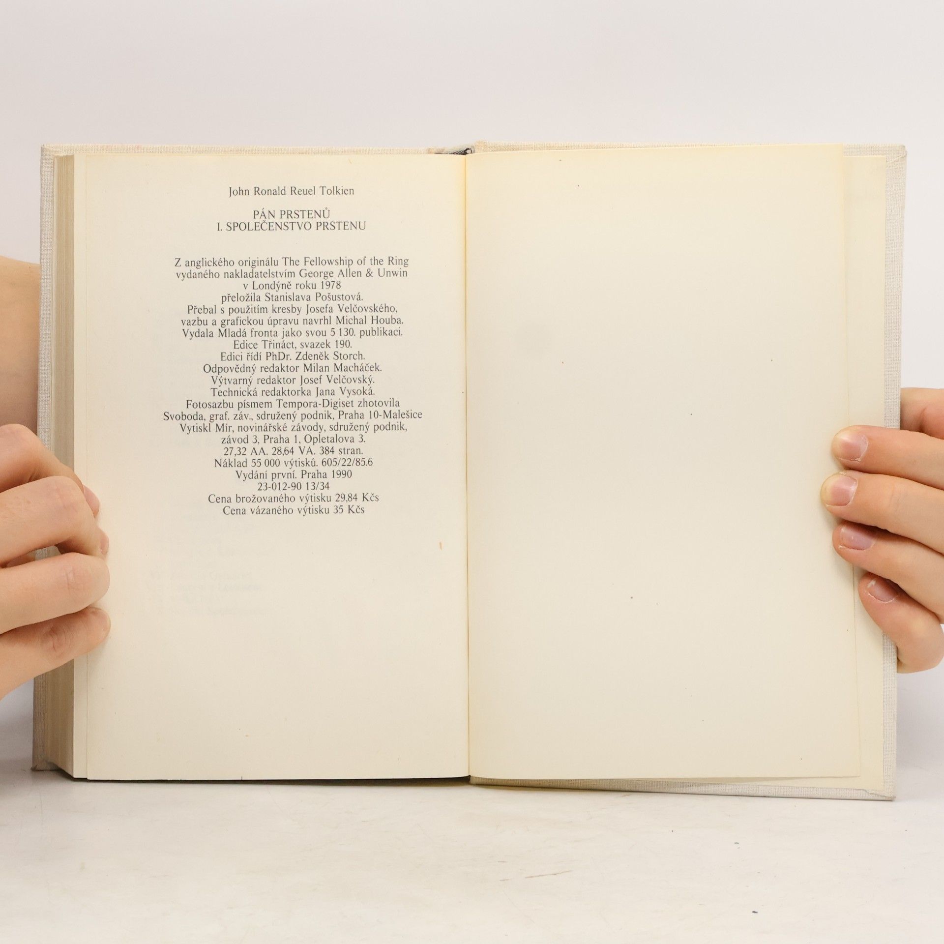 John Ronald Reuel Tolkien Pán prstenů I. Společenstvo prstenu