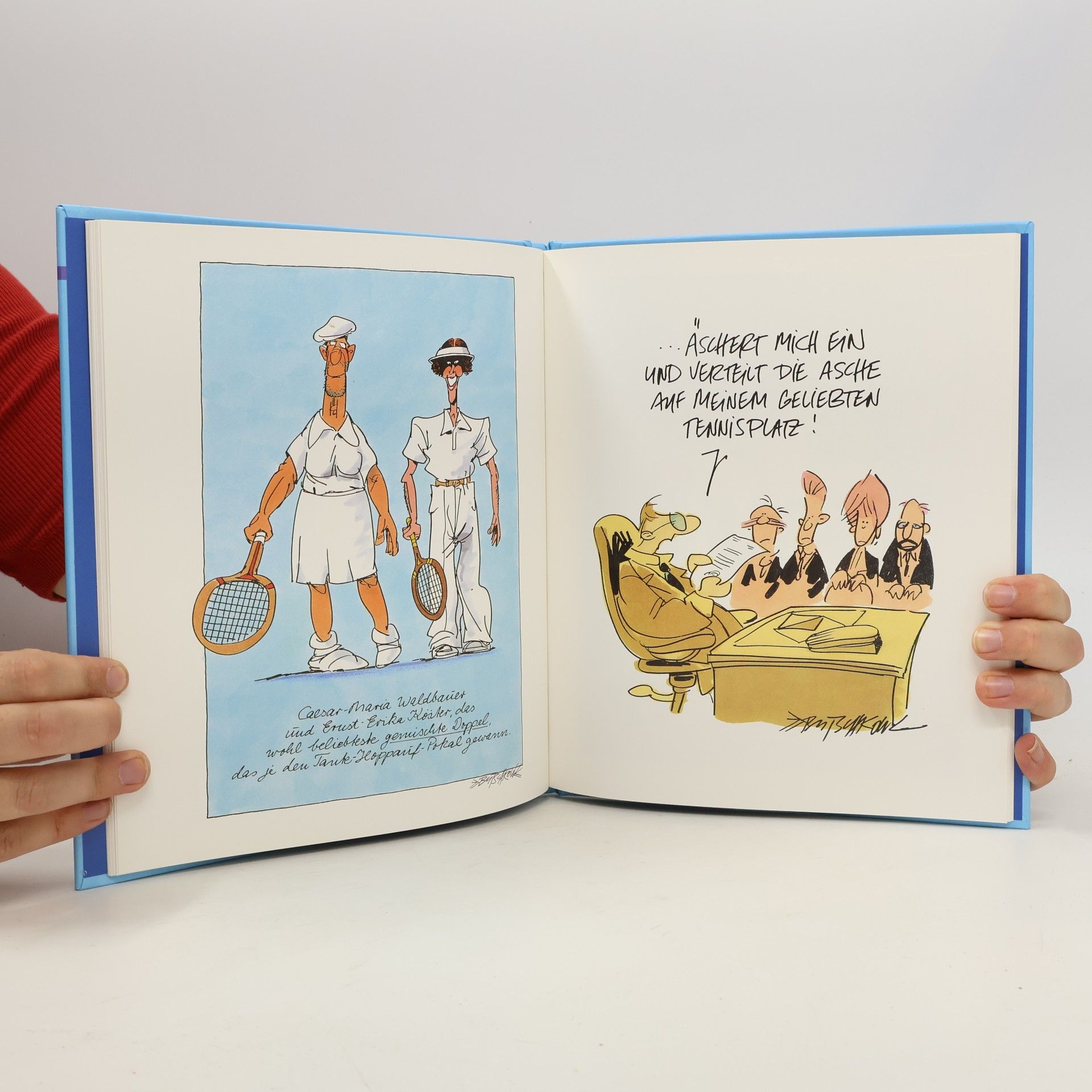 Peter Butschkow Cartoons für Tennisfans