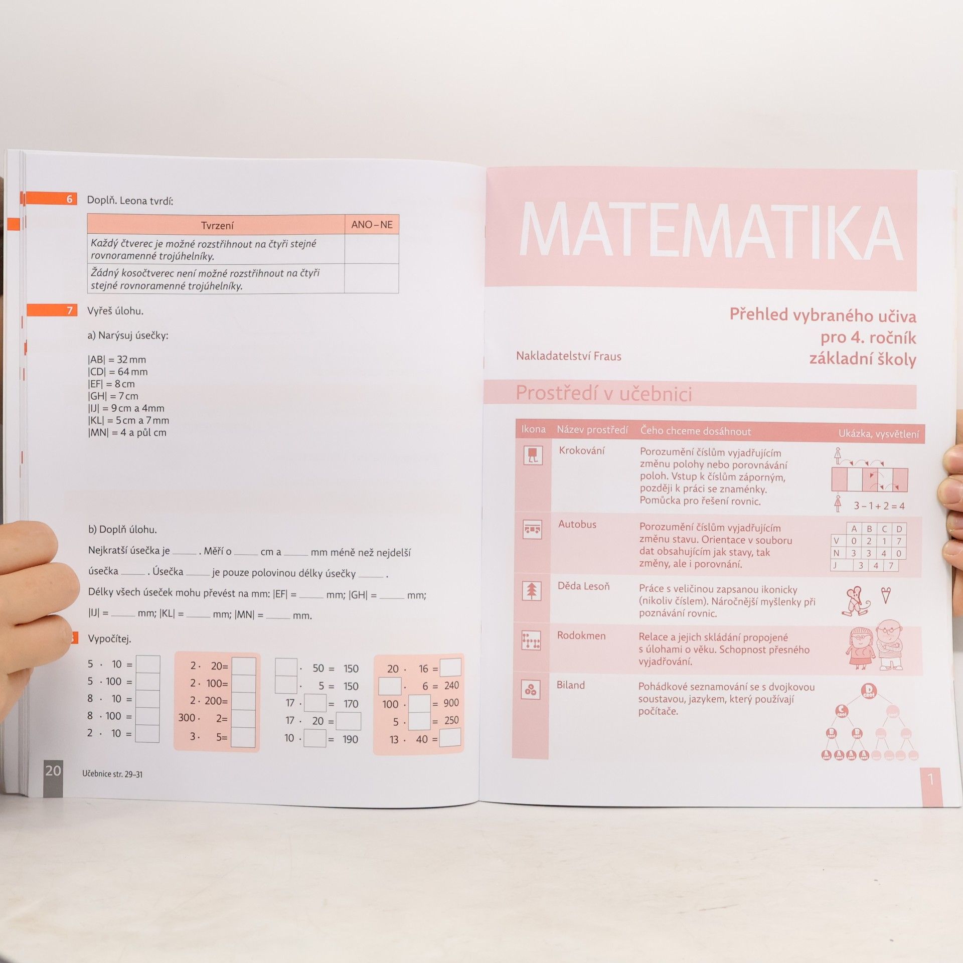 AA.VV. Matematika 4/1 - Pracovní sešit