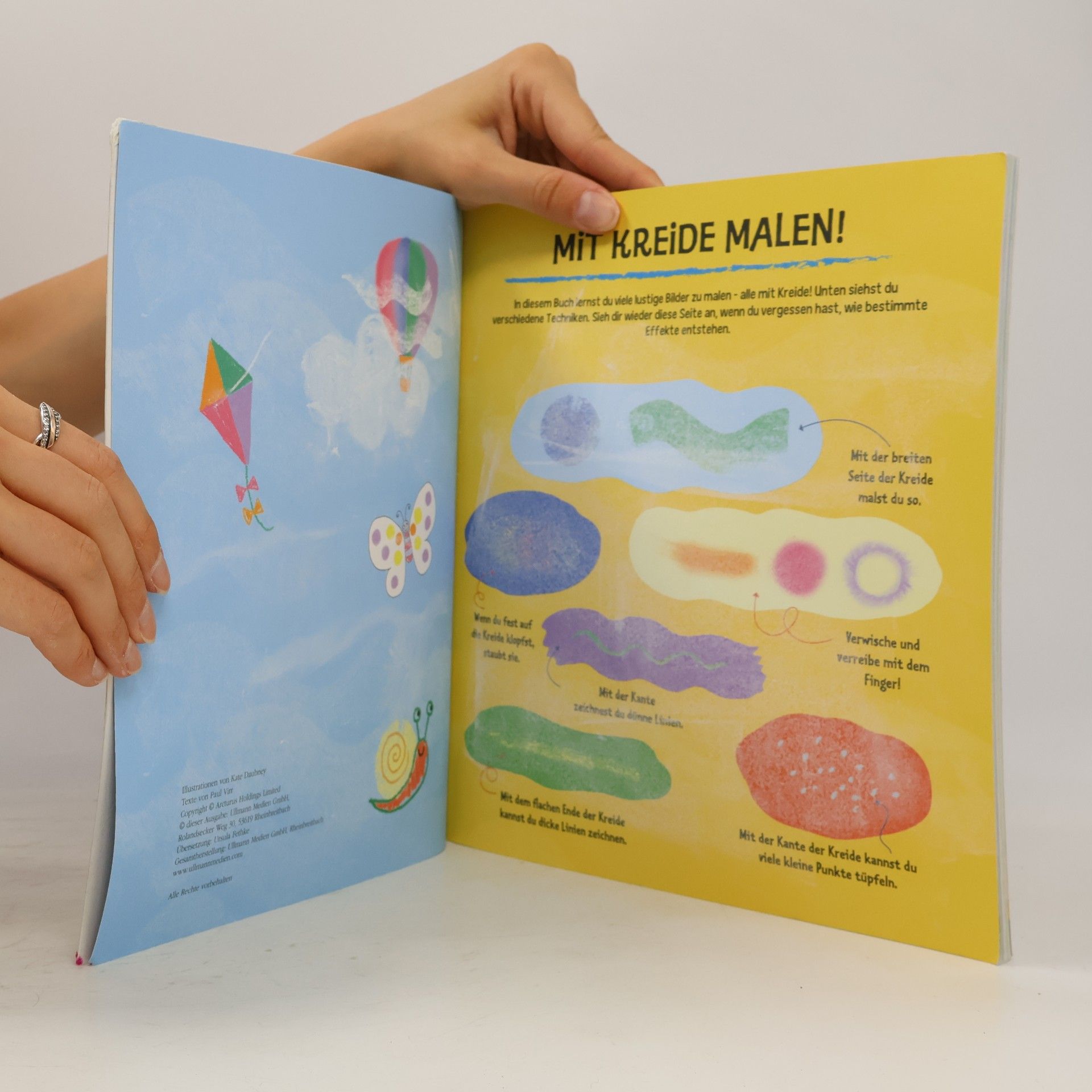Kate Daubney Malspass mit kreide