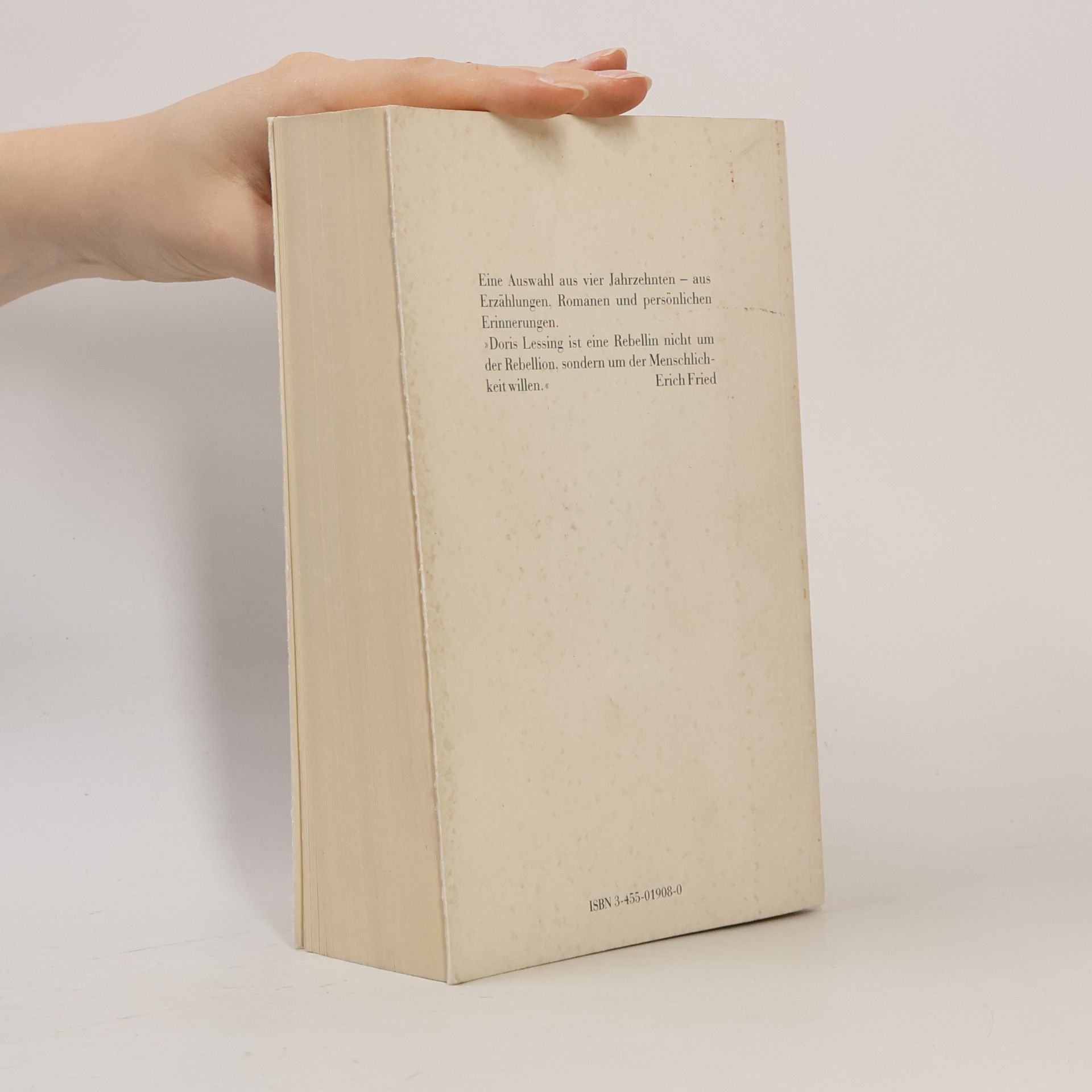 Doris Lessing Das Dorich Lessing Buch