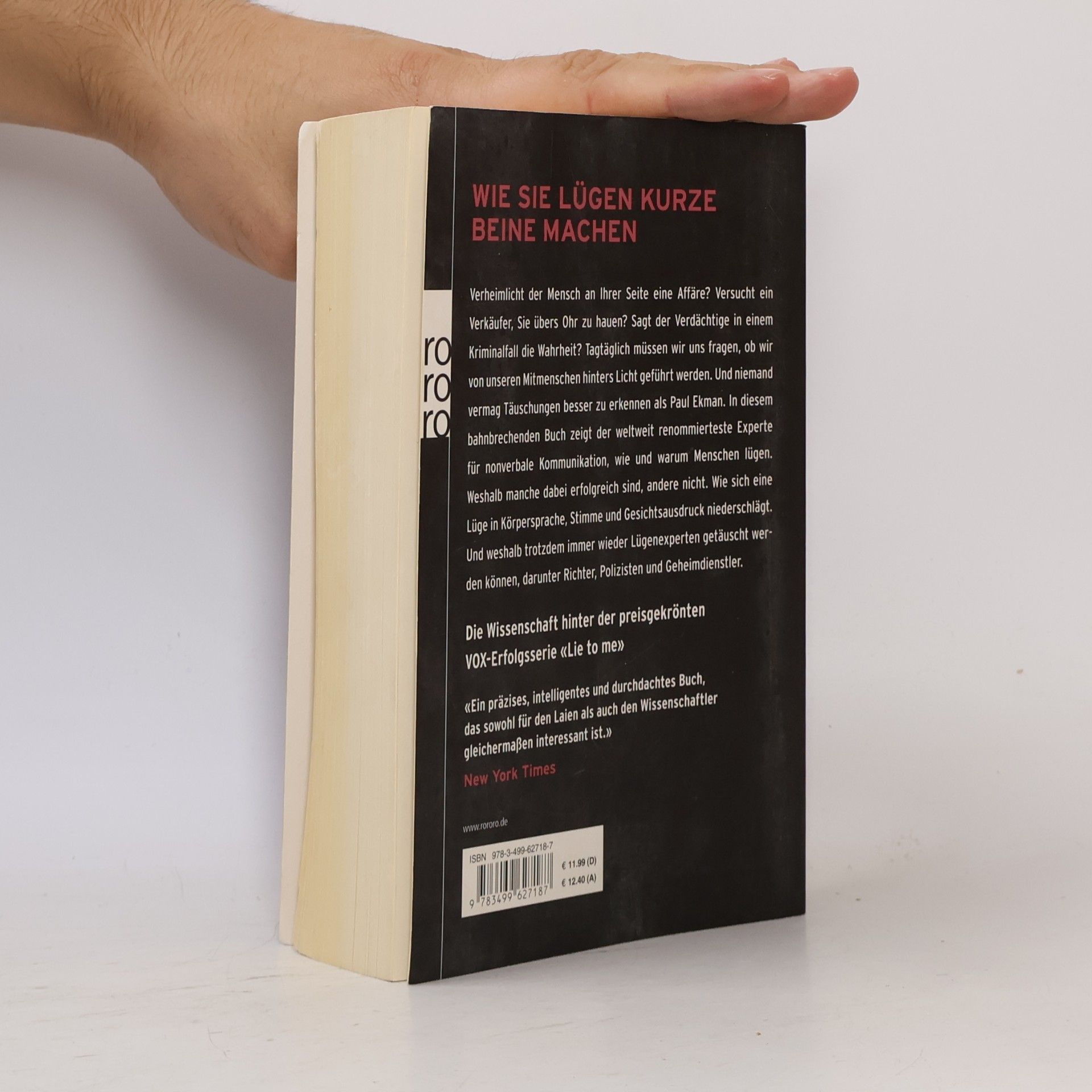 Paul Ekman Ich weiss, dass du lügst