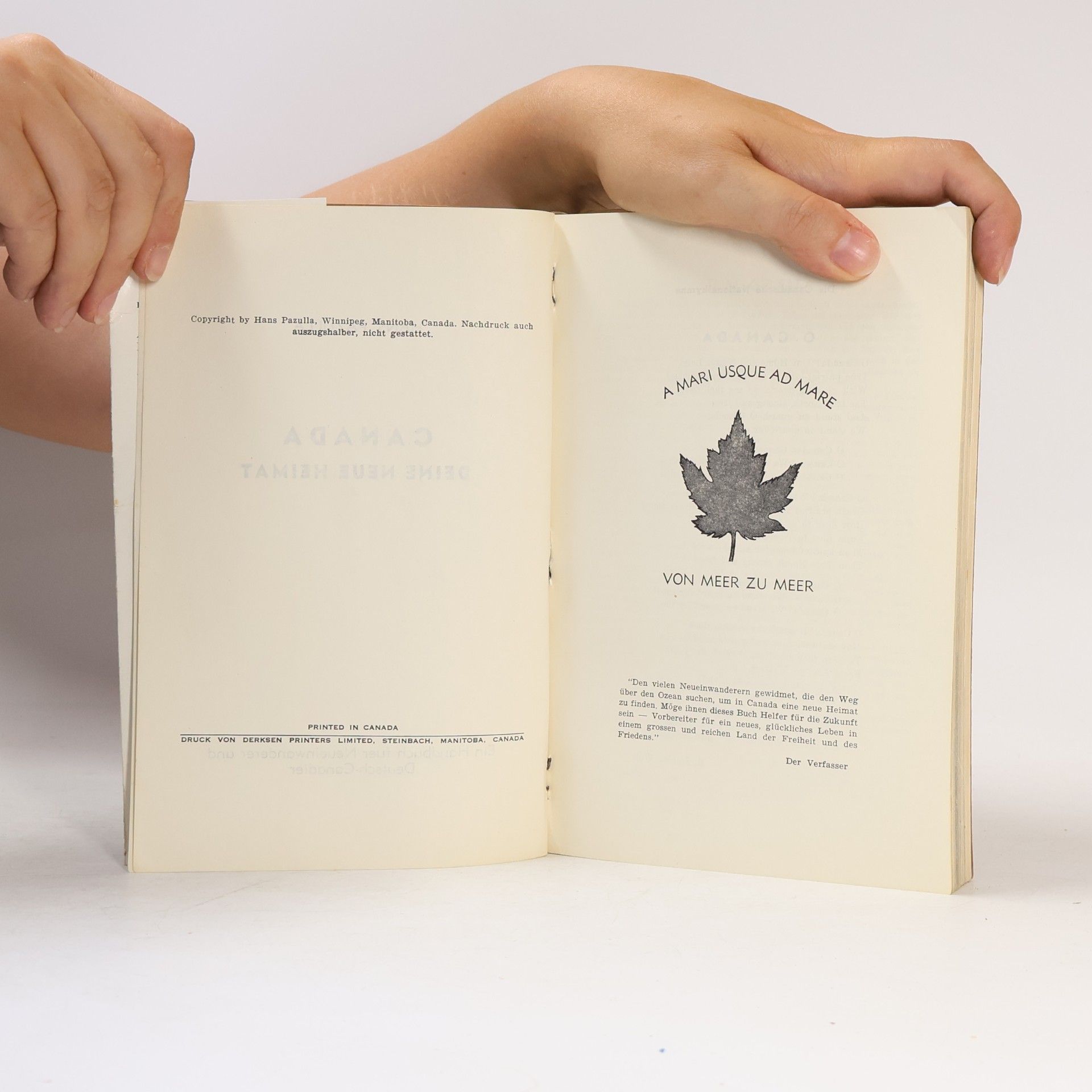 Hans Pazulla Canada: Deine neue Heimat