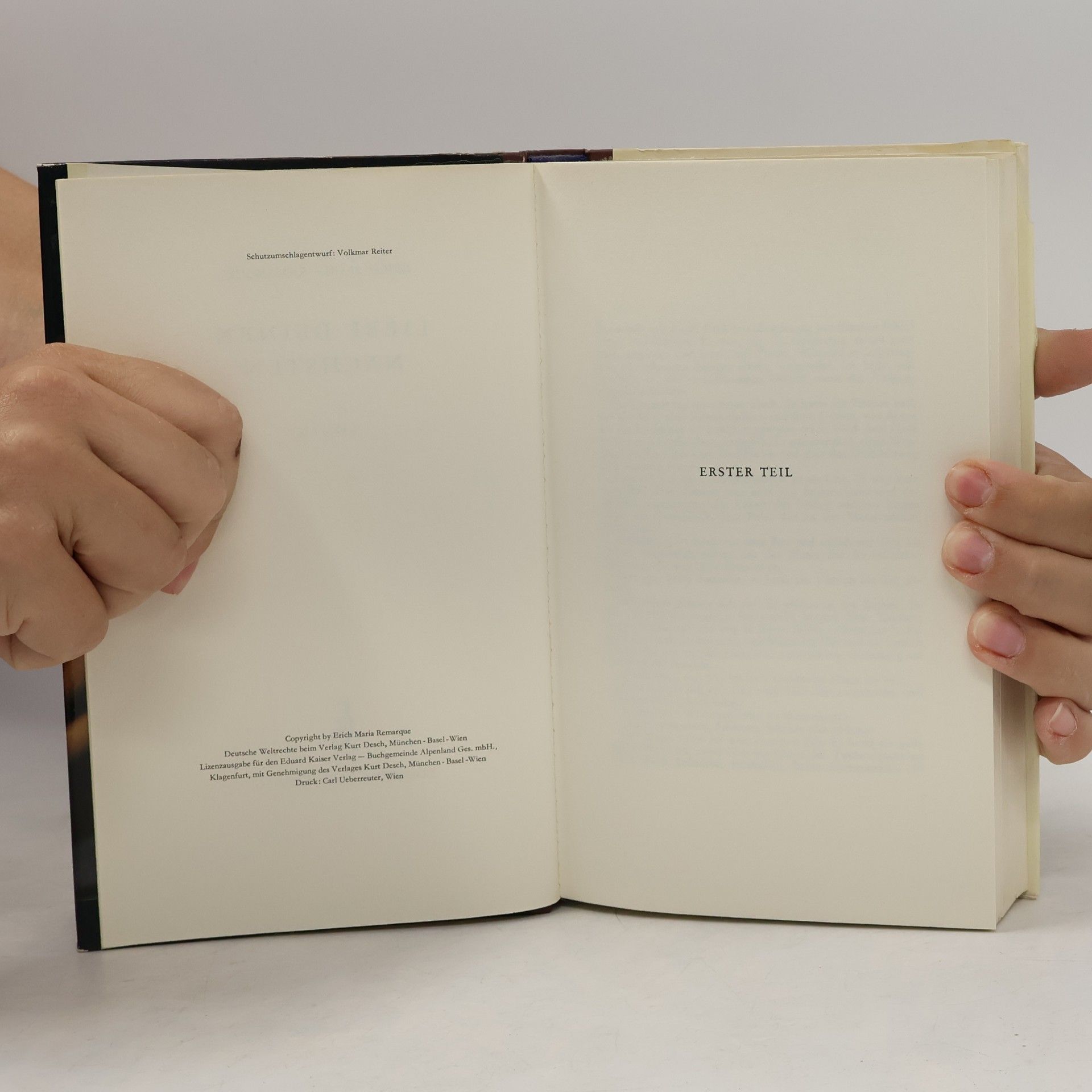 Erich Maria Remarque Liebe Deinen Nächsten