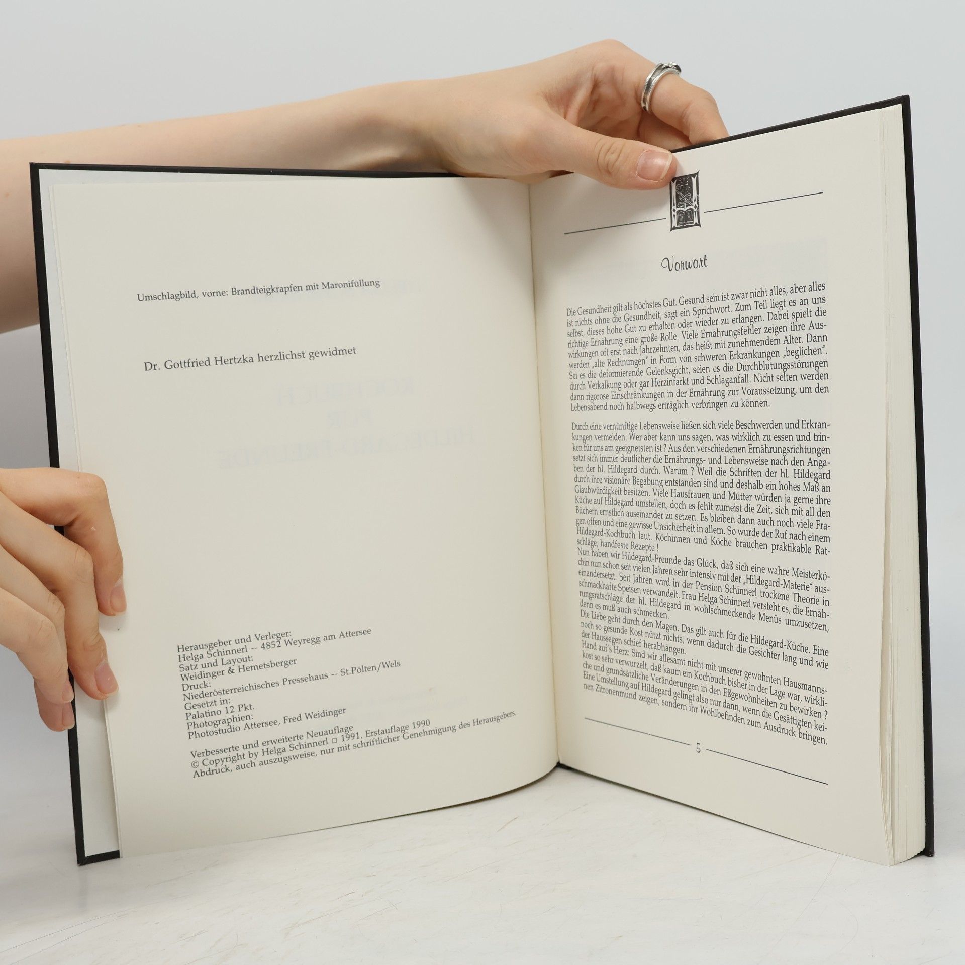 Helga Schinnerl Kochbuch für Hildegard-Freunde