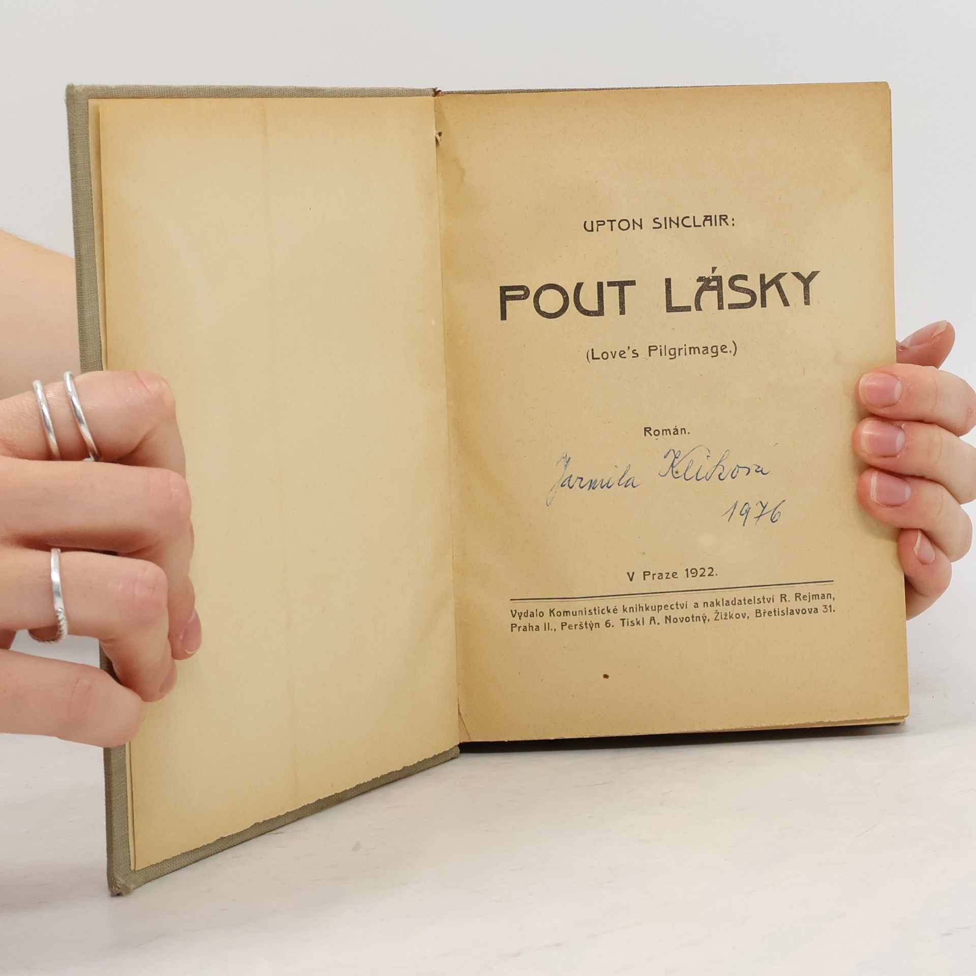 Upton Sinclair Pouť lásky