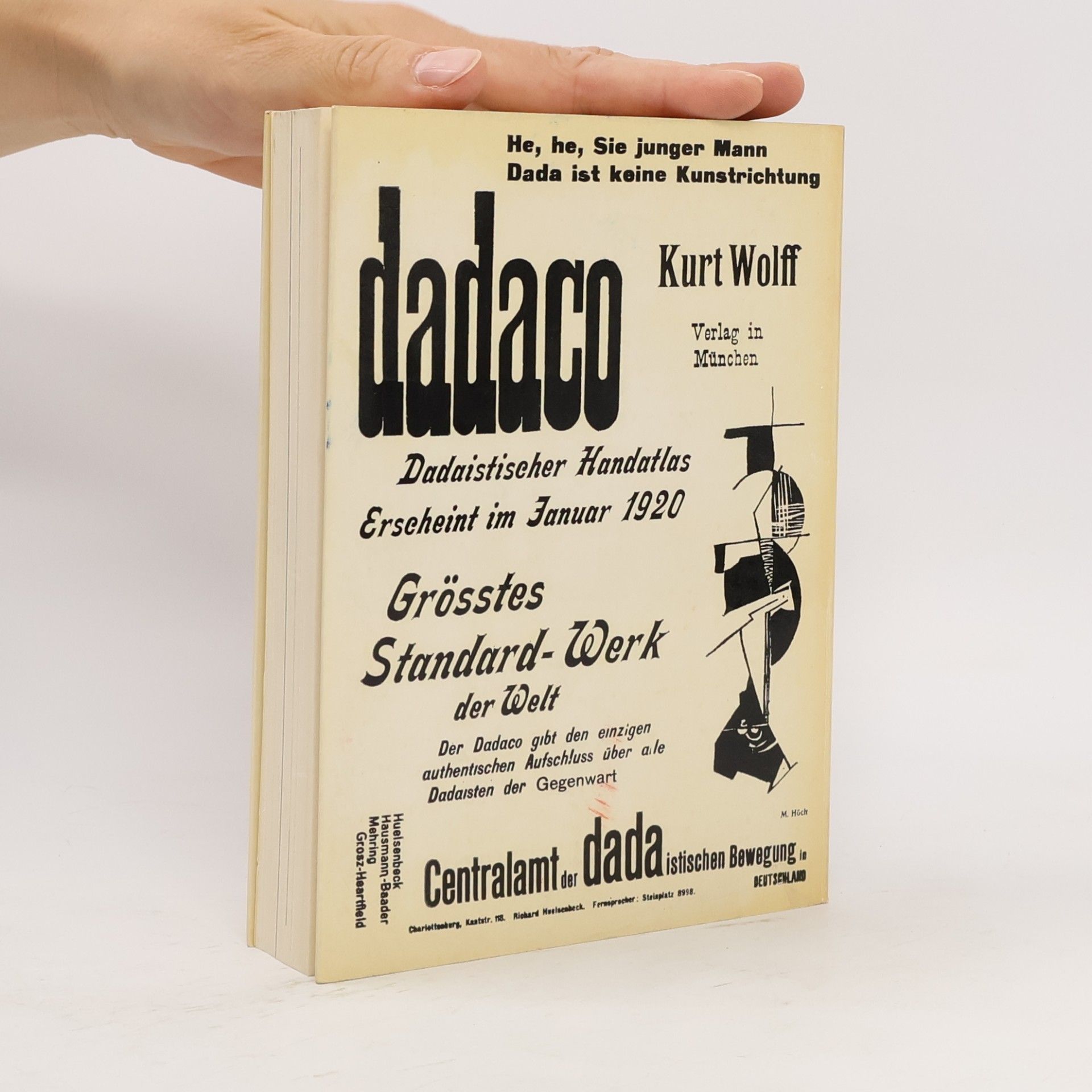 Hans Richter-Altschäffer Dada, Kunst und Antikunst