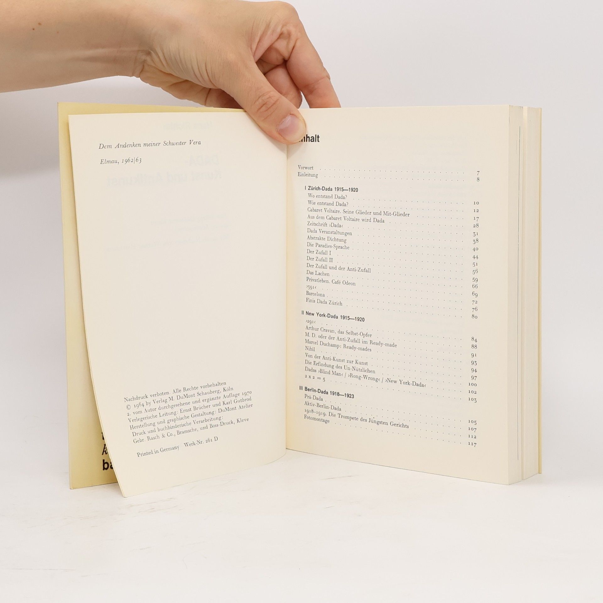 Hans Richter-Altschäffer Dada, Kunst und Antikunst