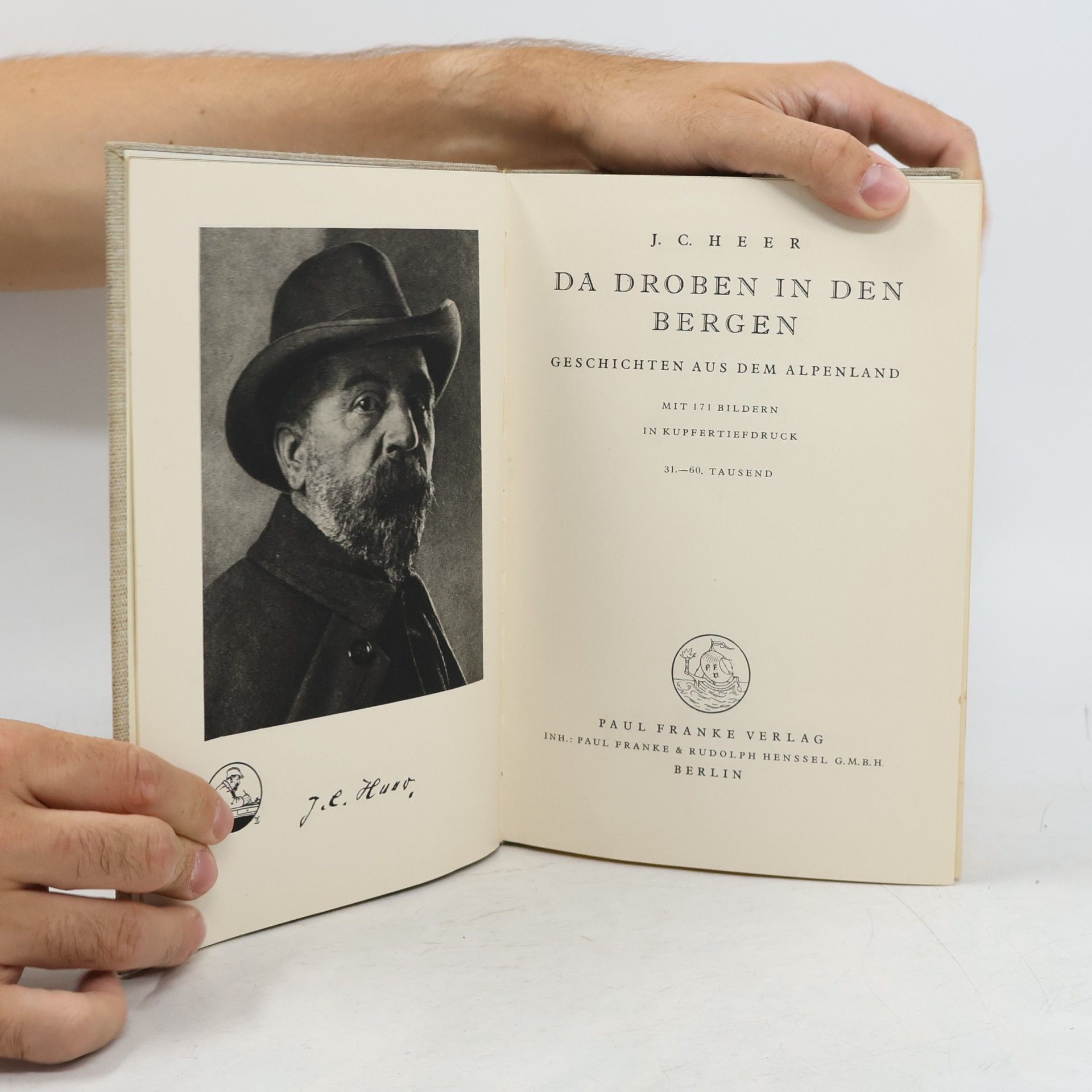 J. C. Heer Da droben in den Bergen