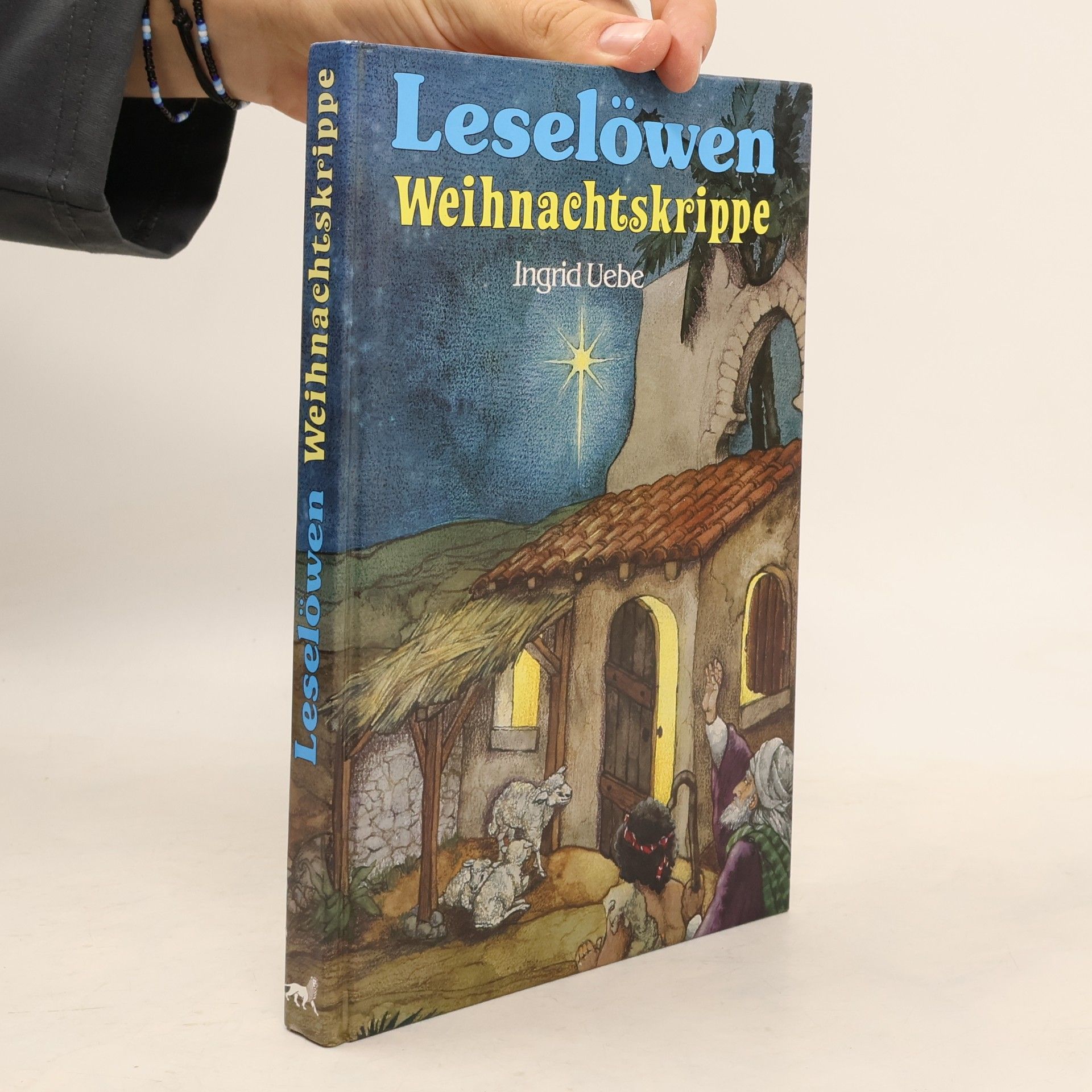 Leselöwen Weihnachtskrippe