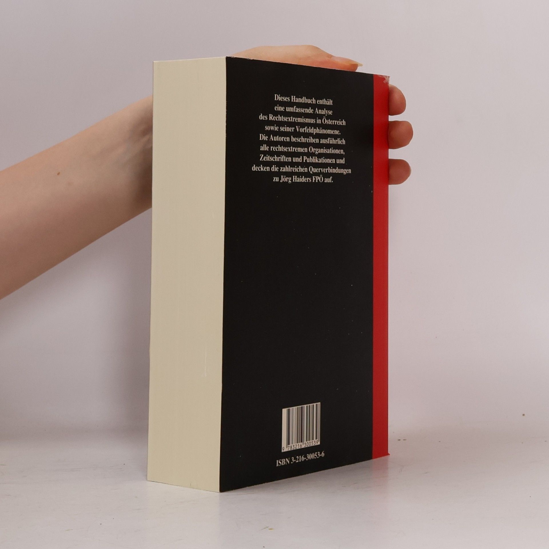 Brigitte Bailer Handbuch des österreichischen Rechtsextremismus