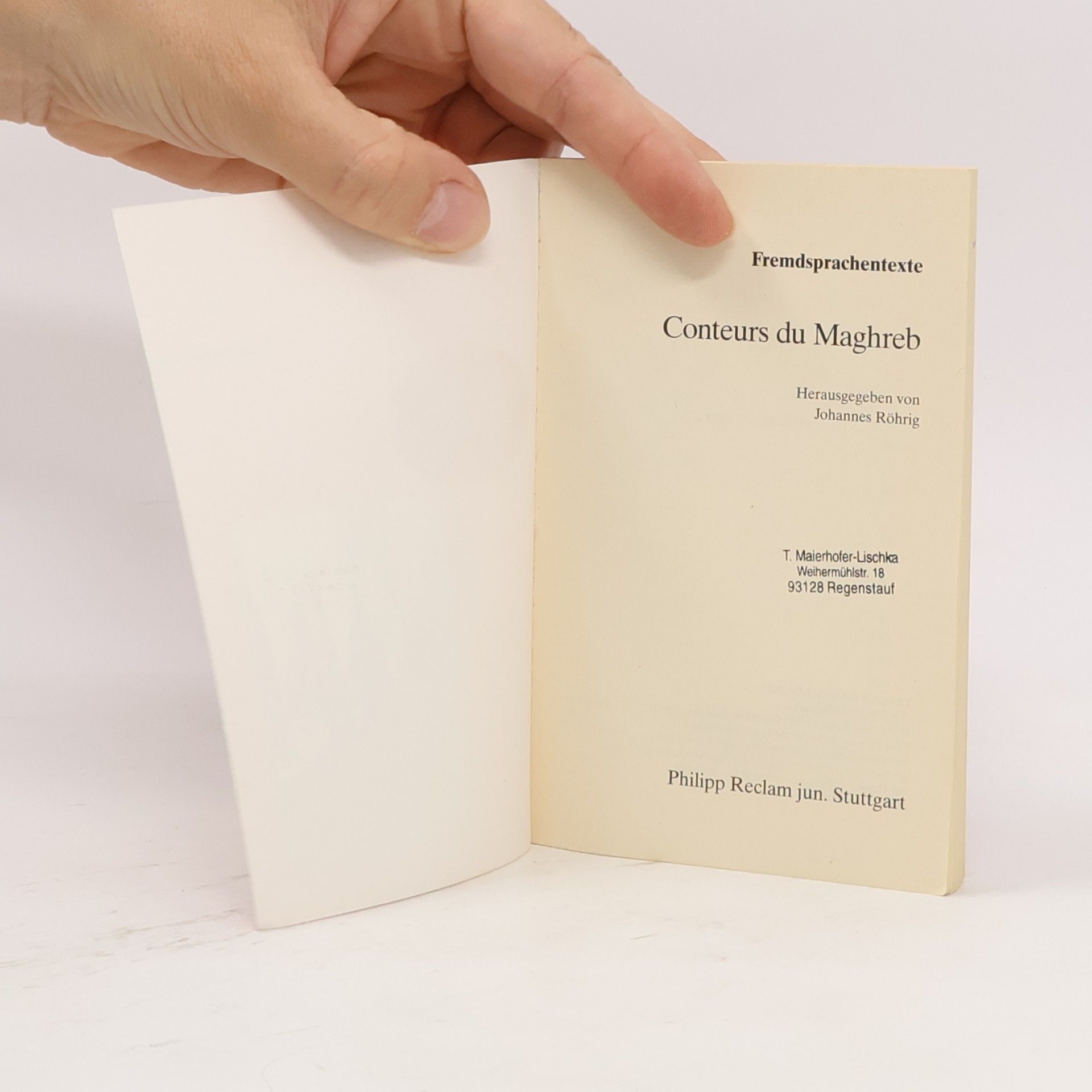 Bernhard Reitz Conteurs du Maghreb