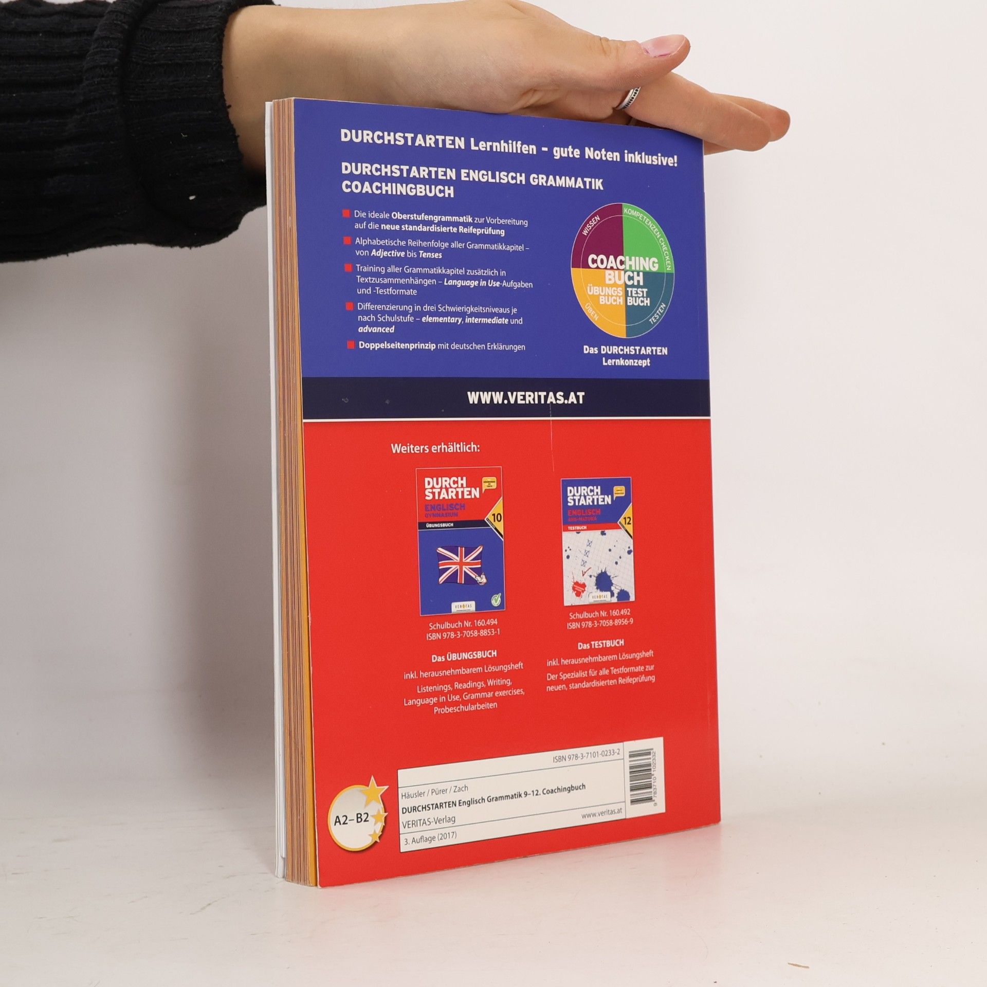Sonja Häusler Durchstarten Englisch Grammatik, 5.-8. Klasse AHS (Klasse 9-12), Coachingbuch + Download