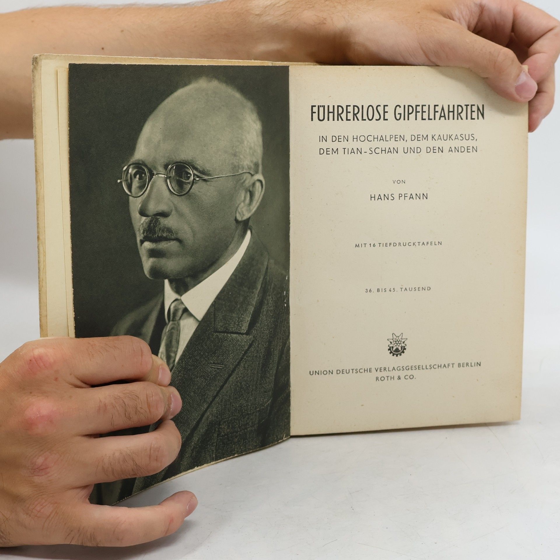 Hans Pfann Führerlose Gipfelfahrten